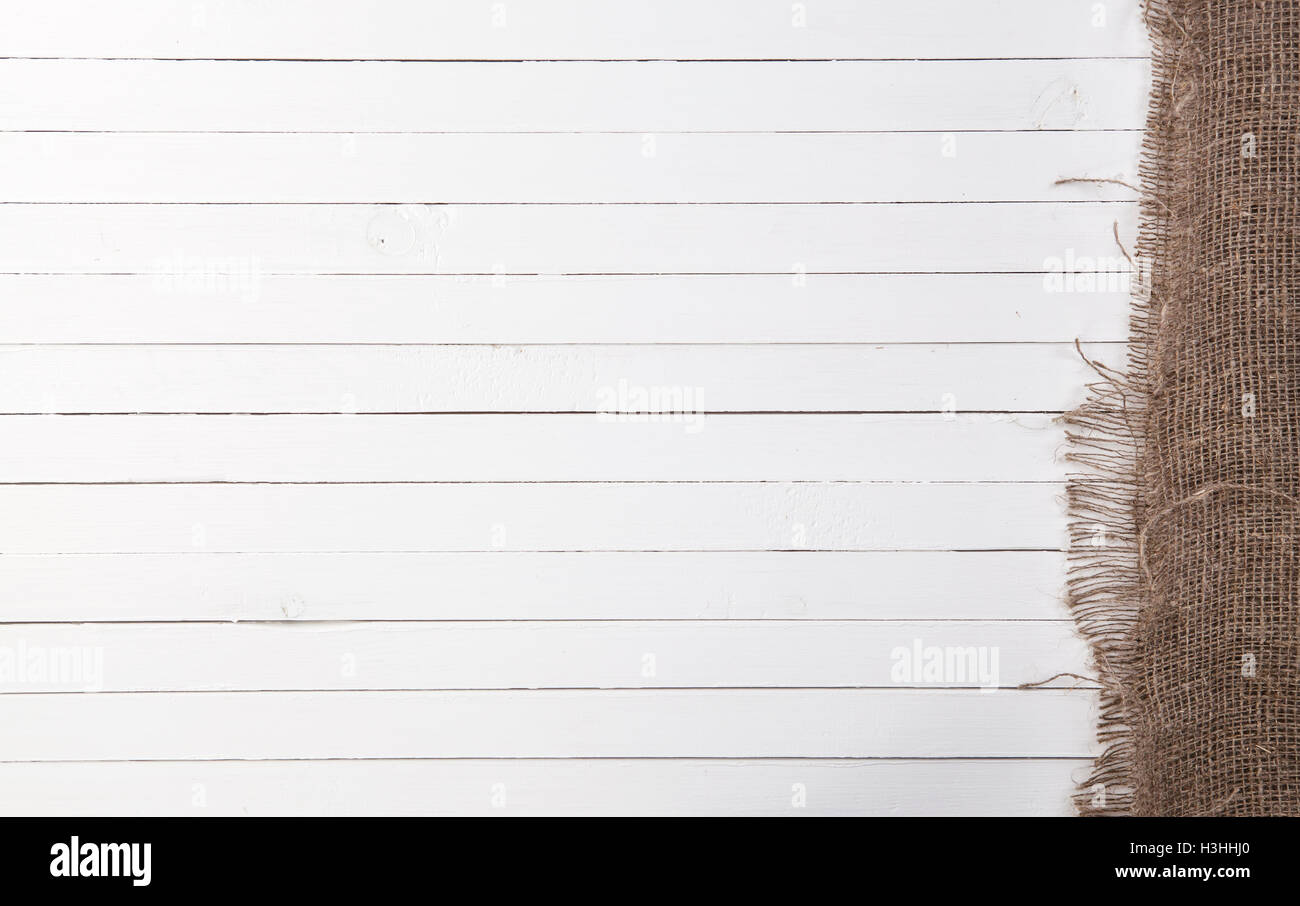 Essen weiße Holz Hintergrund Stockfoto