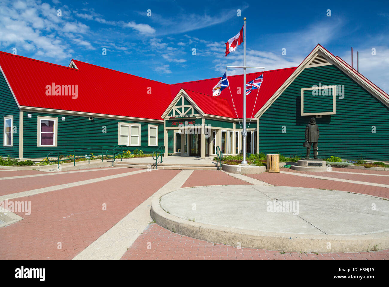 Grenfell historischen Gebäuden in St. Anthony, Neufundland und Labrador, Kanada. Stockfoto
