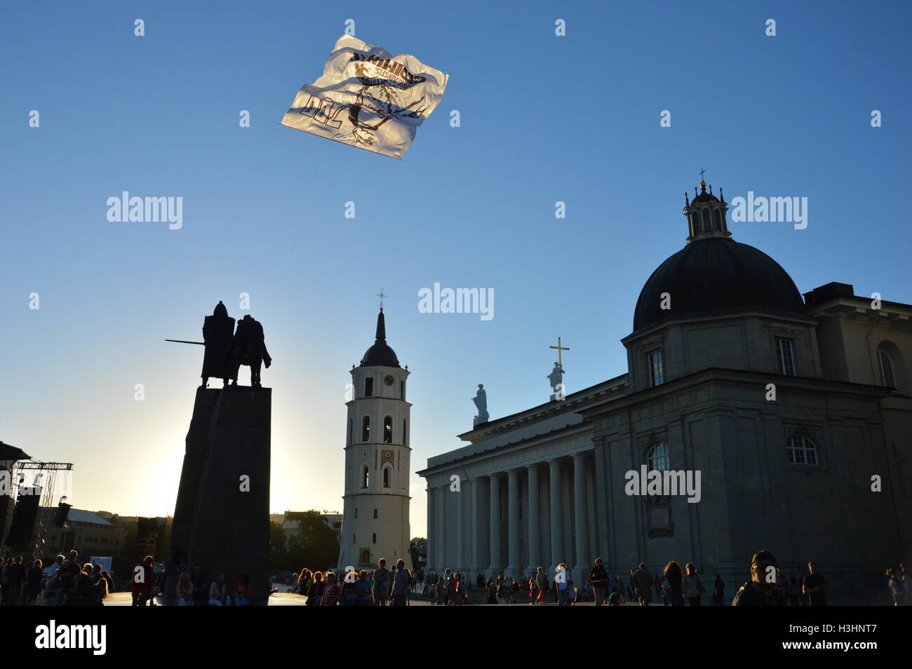 Sehenswürdigkeiten von Vilnius Stockfoto