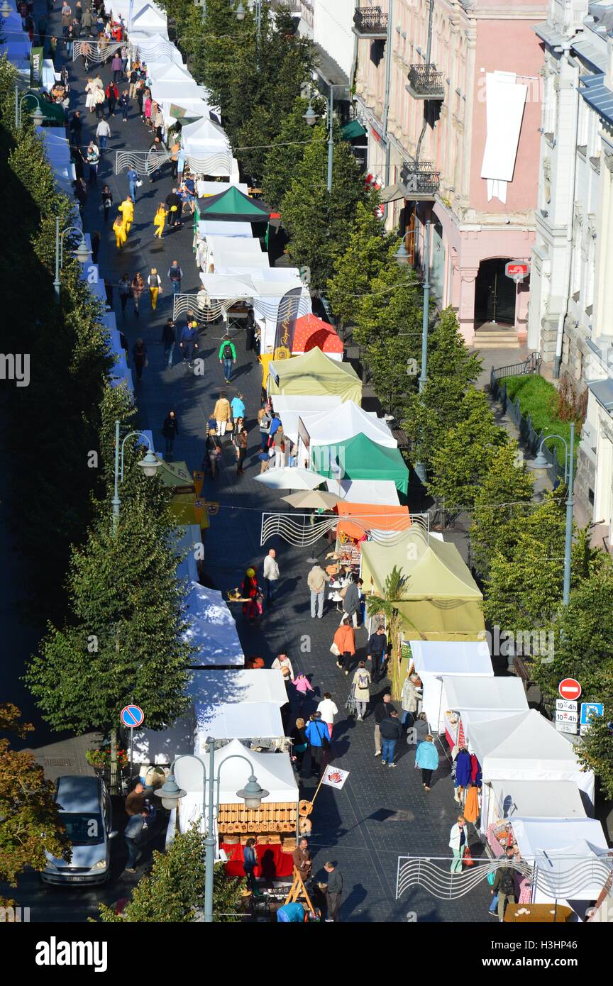 Sehenswürdigkeiten von Vilnius Stockfoto