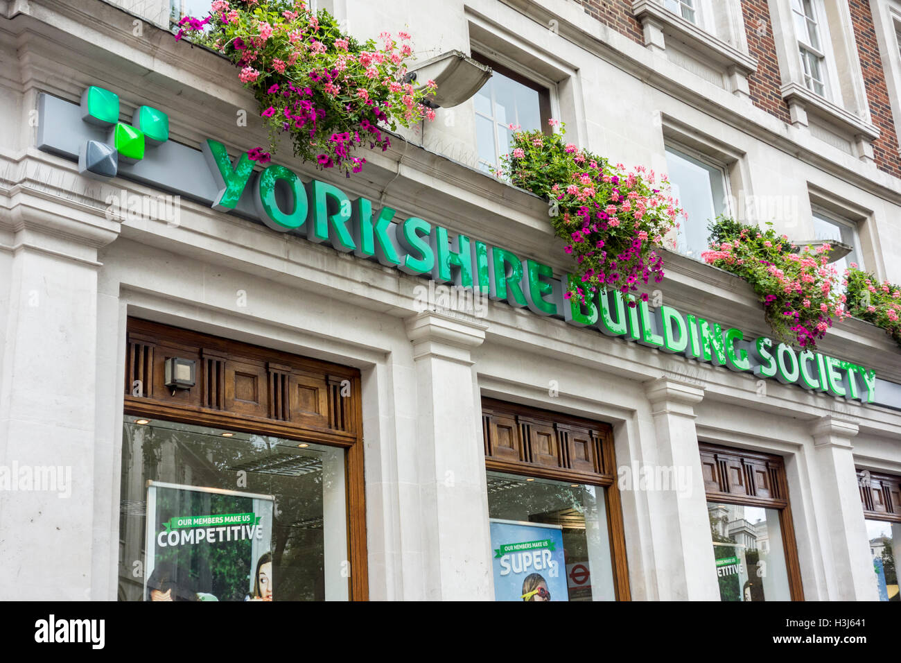 Yorkshire Building Society Branch, City of London, UK Stockfoto