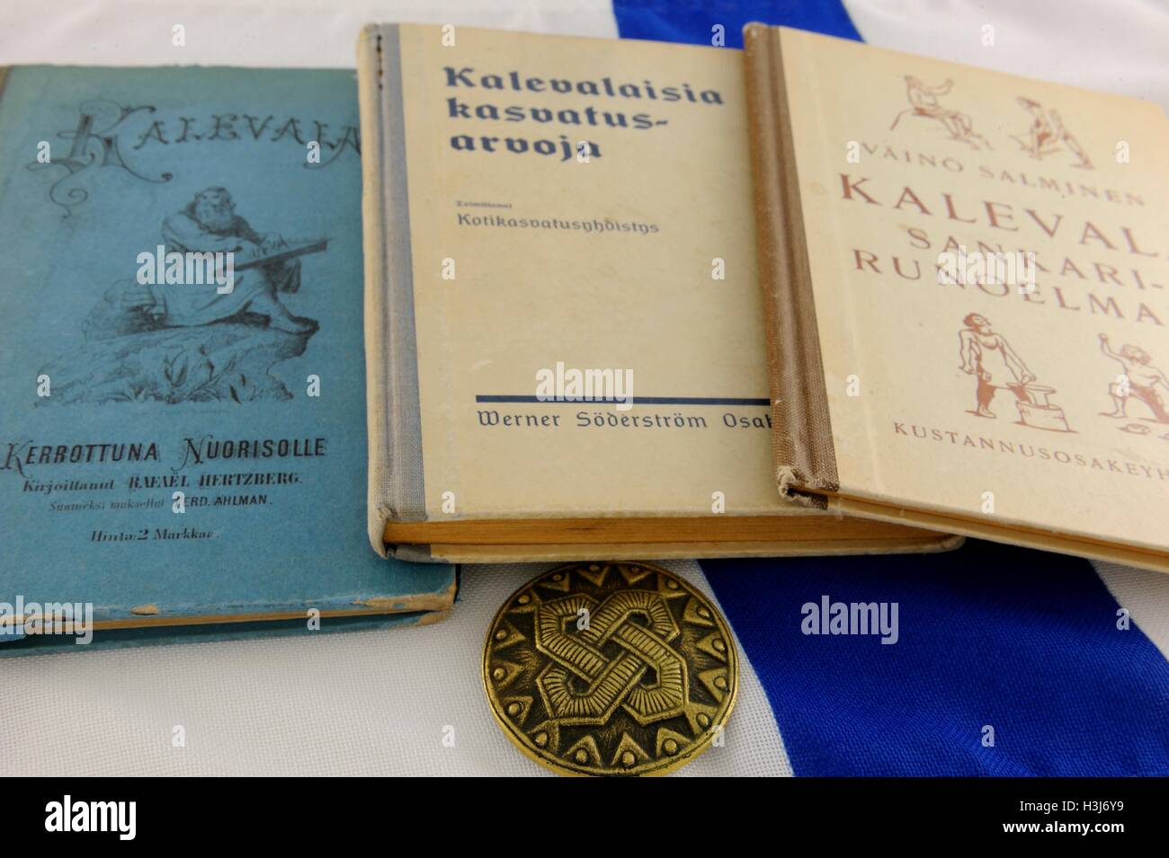 Die Kalevala, finnisches Nationalepos, hat viele Künstler und Schriftsteller wie J.R.R. inspiriert Tolkien, die Geschichte von Kullervo. Ich habe Stockfoto