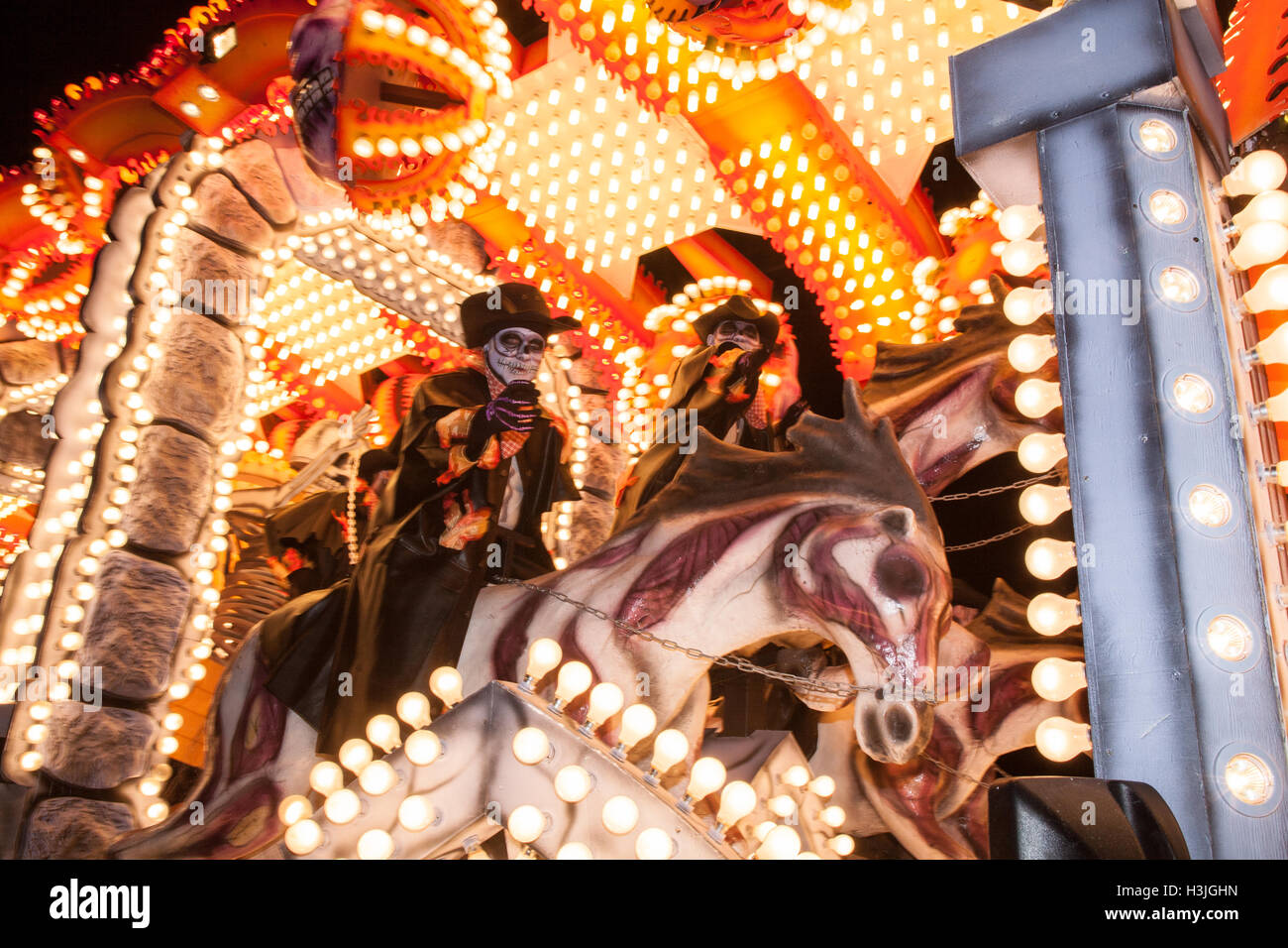 In Bridgwater Carnival,Somerset,England,U.K.,Europe. Stockfoto