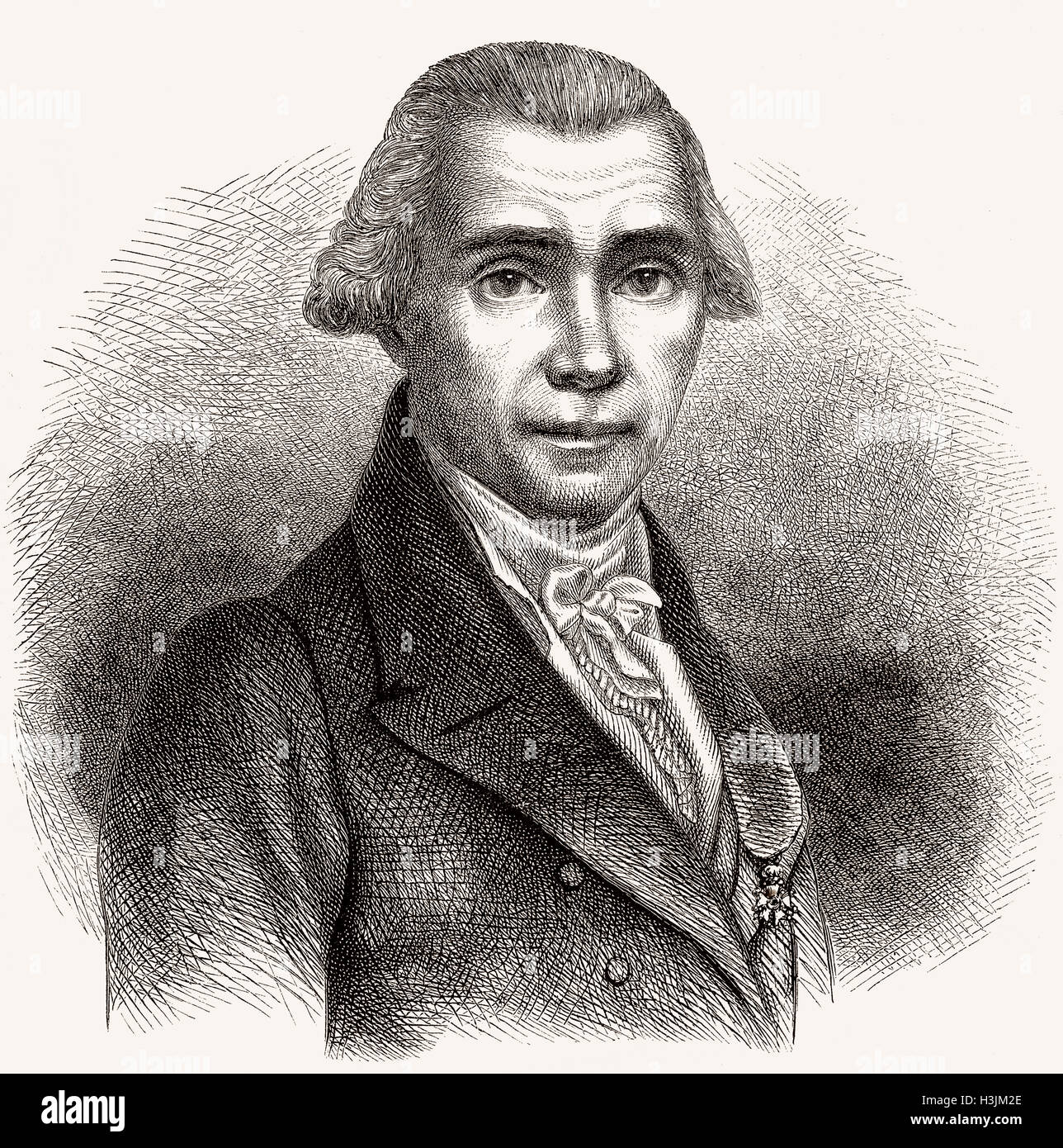 Louis Nicolas Vauquelin, 1763-1829, ein französischer Apotheker und Chemiker Stockfoto
