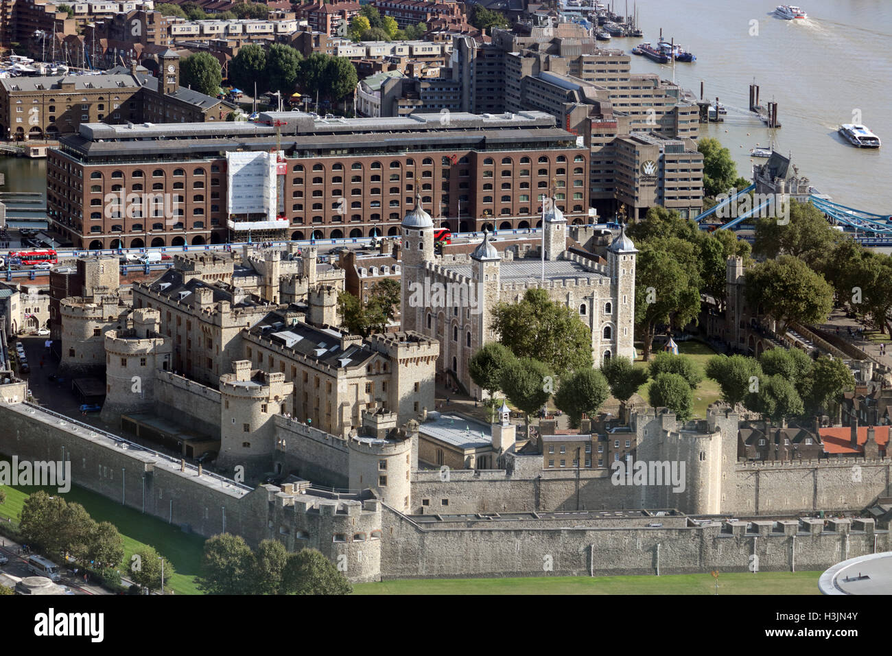 Der Turm von der Sky Garden London England Stockfoto