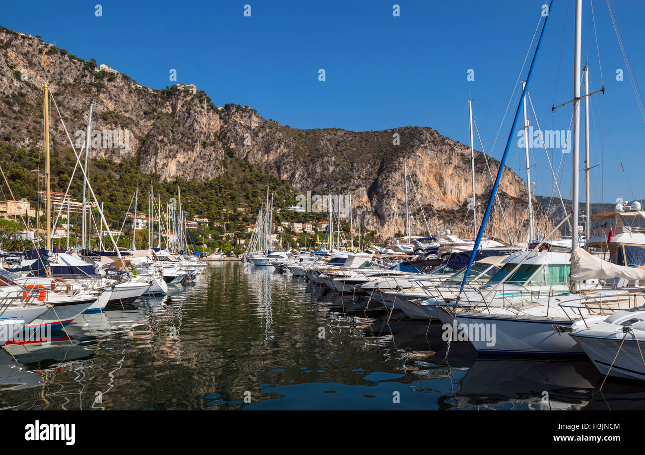 Yachten im Monaco Marine, Beaulieu-Sur-Mer Stockfoto