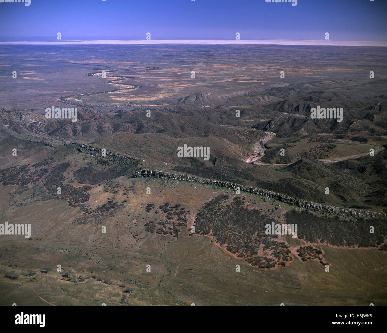 Südlichen Flinders Ranges in der Nähe von Hawker, Stockfoto