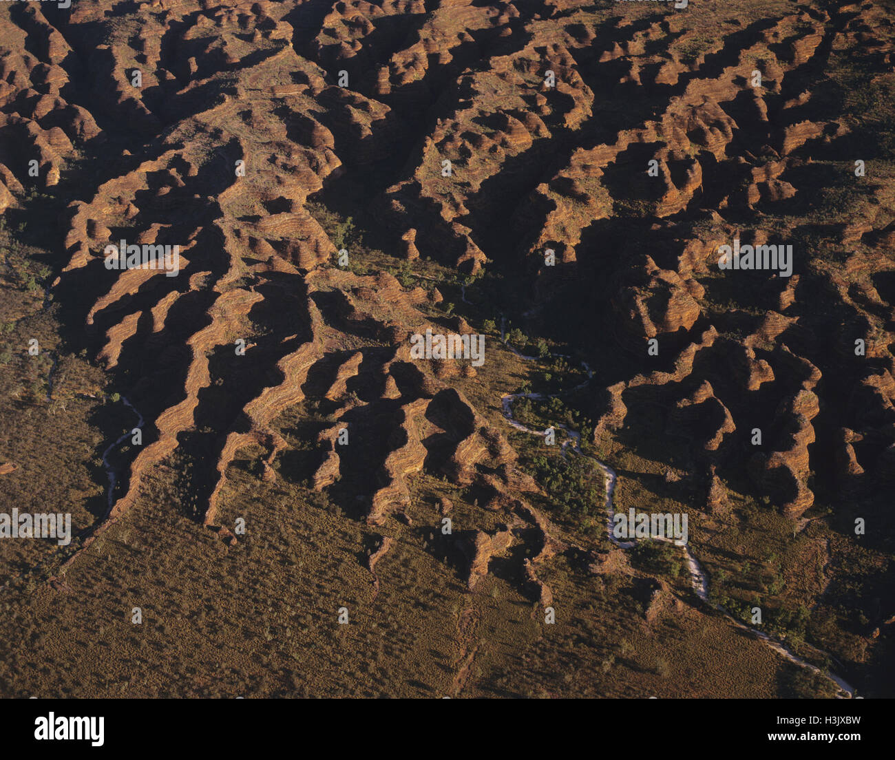 Bungle Bungle Range aus der Luft, Stockfoto