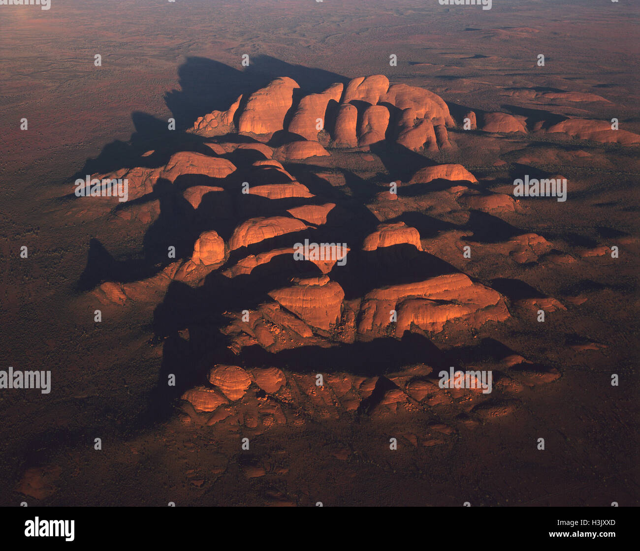 Luftbild von Kata Tjuta, Stockfoto