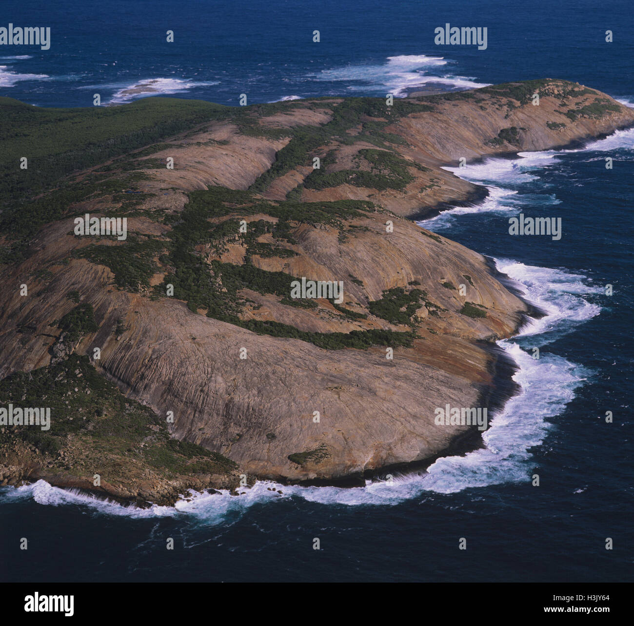 Middle Island, die größte Insel des Archipels Recherche. Stockfoto