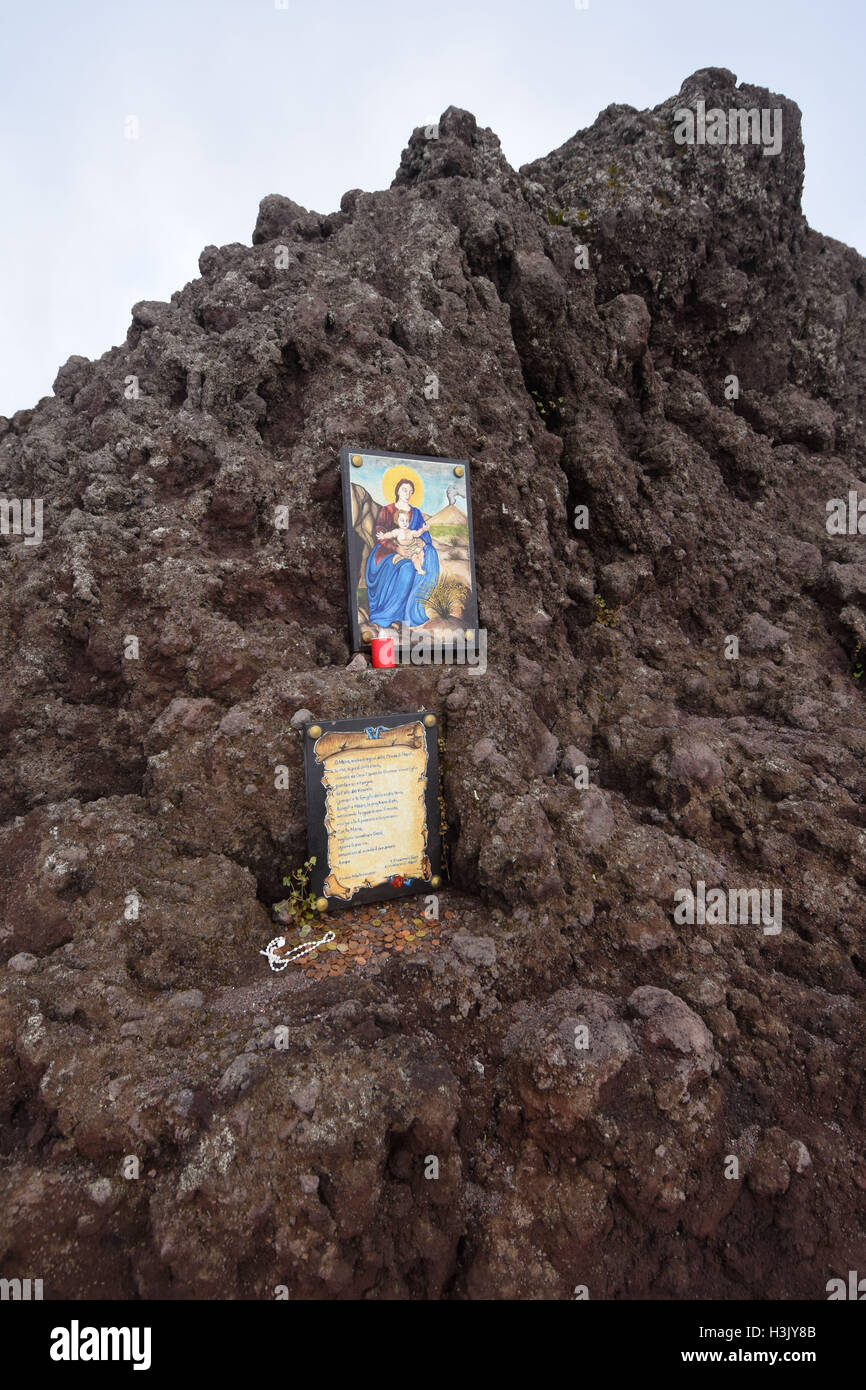 Mount Vesuvius Vulkan in Süditalien Stockfoto