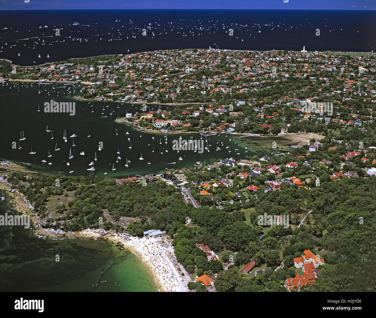 Neilsen Park, Vaucluse Bay und Petersilie Bay, Stockfoto