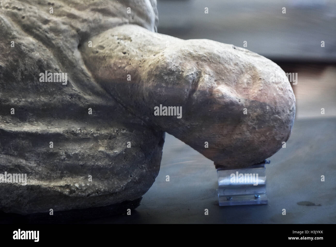 Die römischen Ruinen, Gremien und Fresken von Pompeji, Italien. Stockfoto