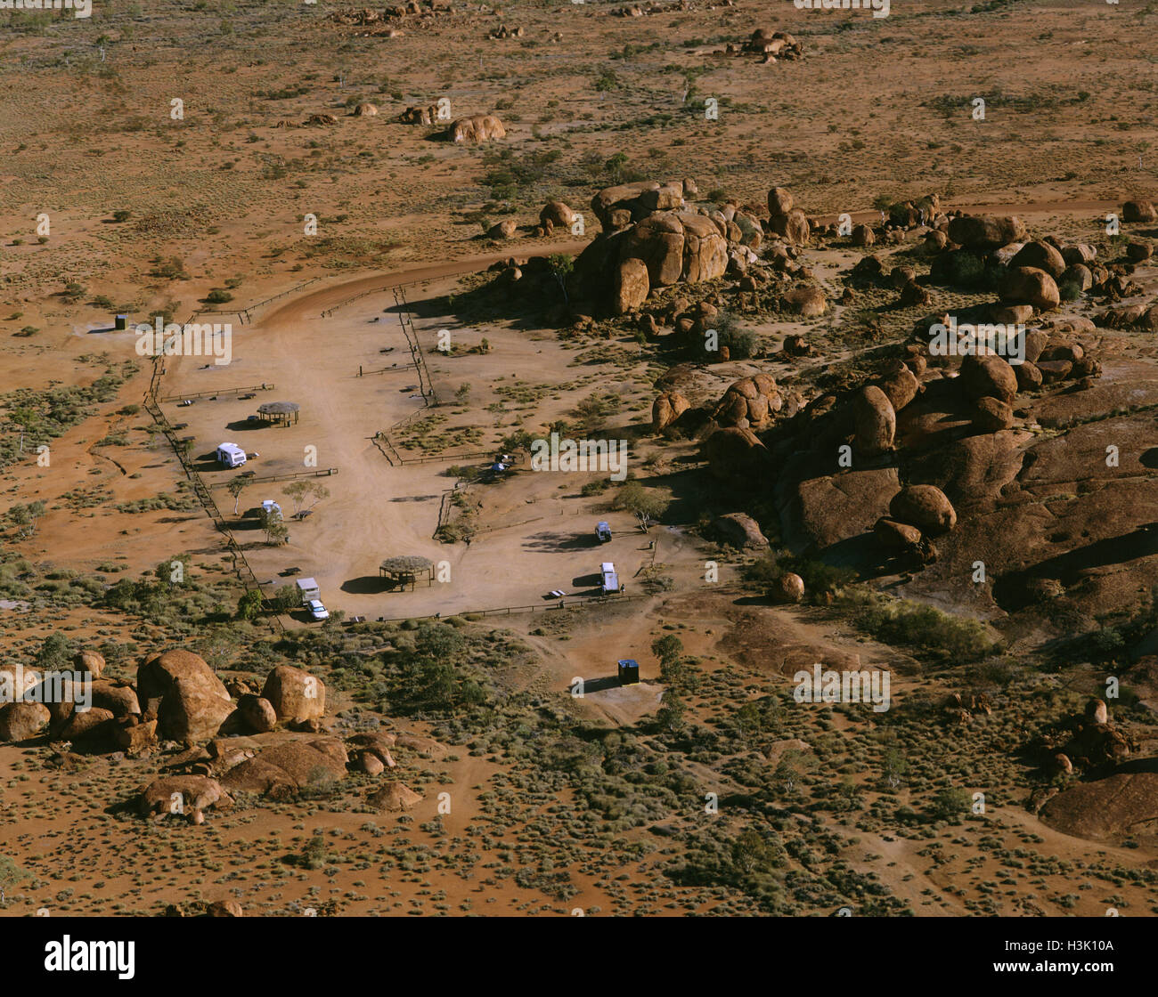 Die Devils Marbles Stockfoto