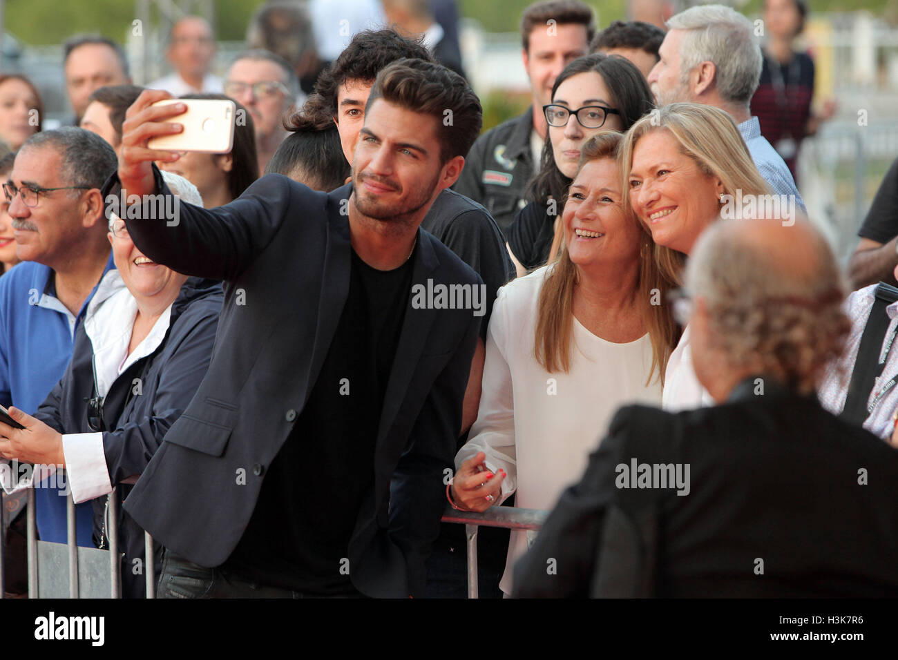 Schauspieler Maxi Iglesias an Premiere Film "Inside" während 49 Festival Internacional de Cinema fantastische de Catalunya-Sitges 2016. Stockfoto