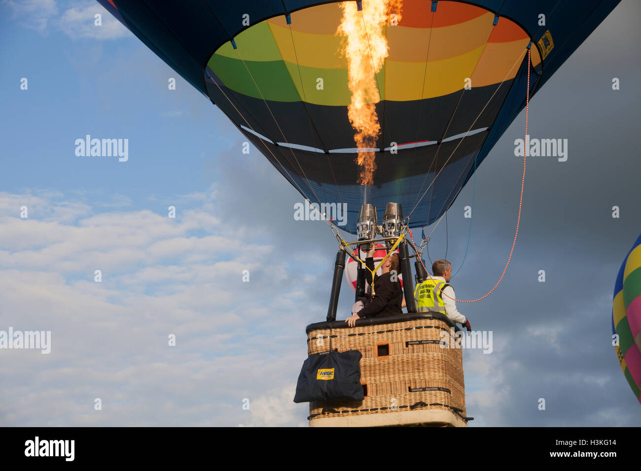 Hot Air Balloon Strathaven Ballon Festival 2016 Stockfoto