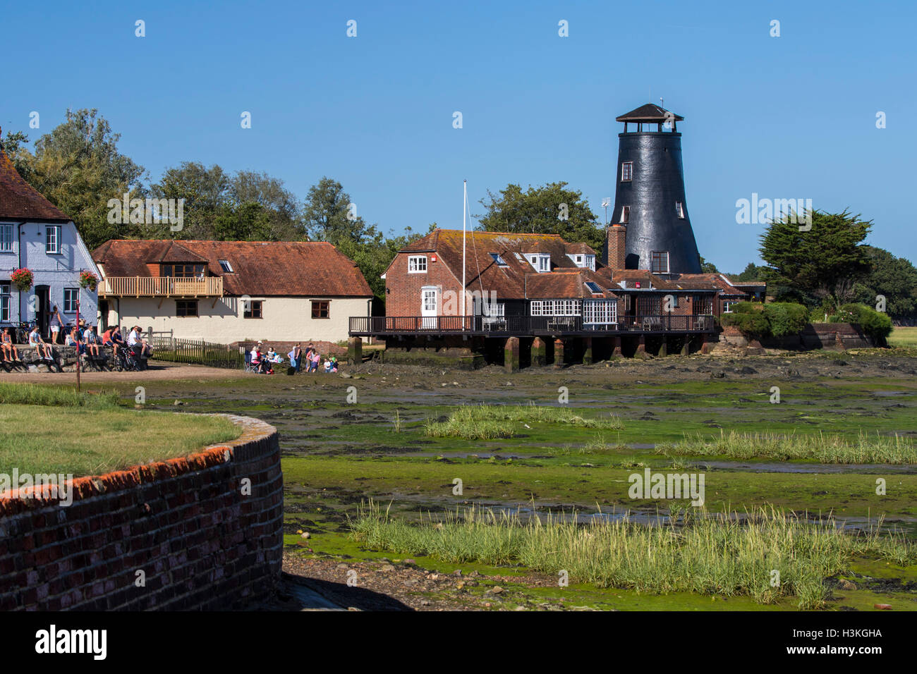 Langstone Mühle Hampshire Stockfoto