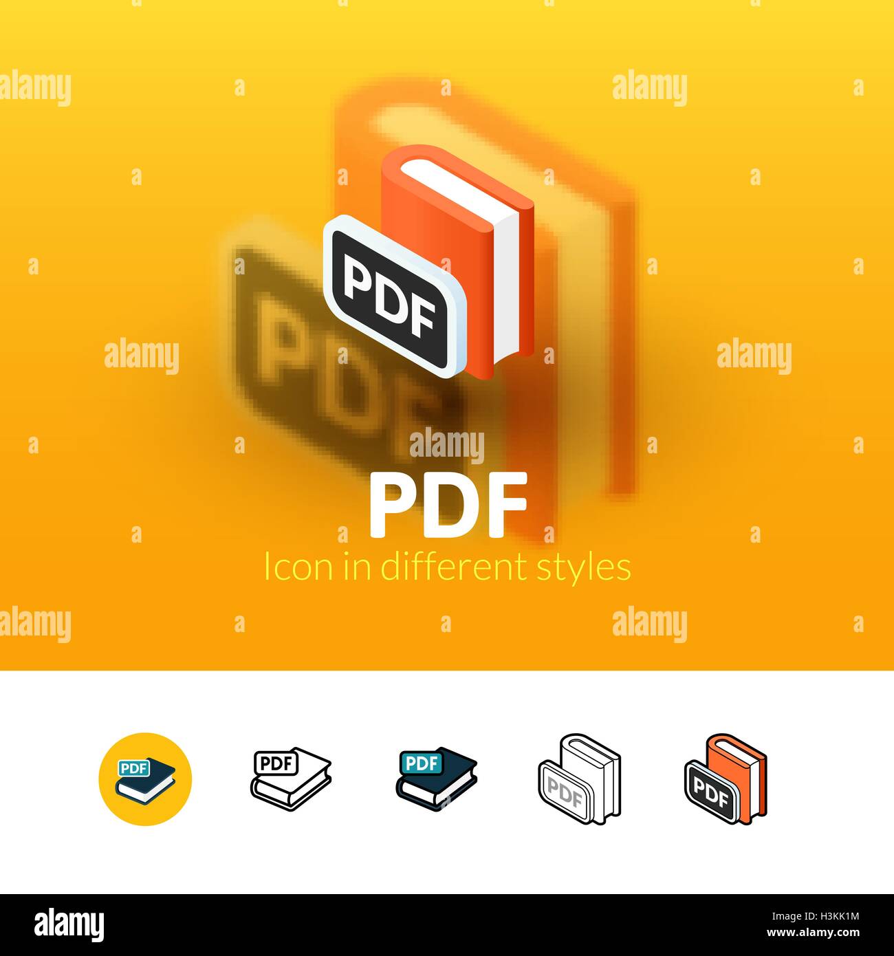 Pdf logo Stock-Vektorgrafiken kaufen - Alamy