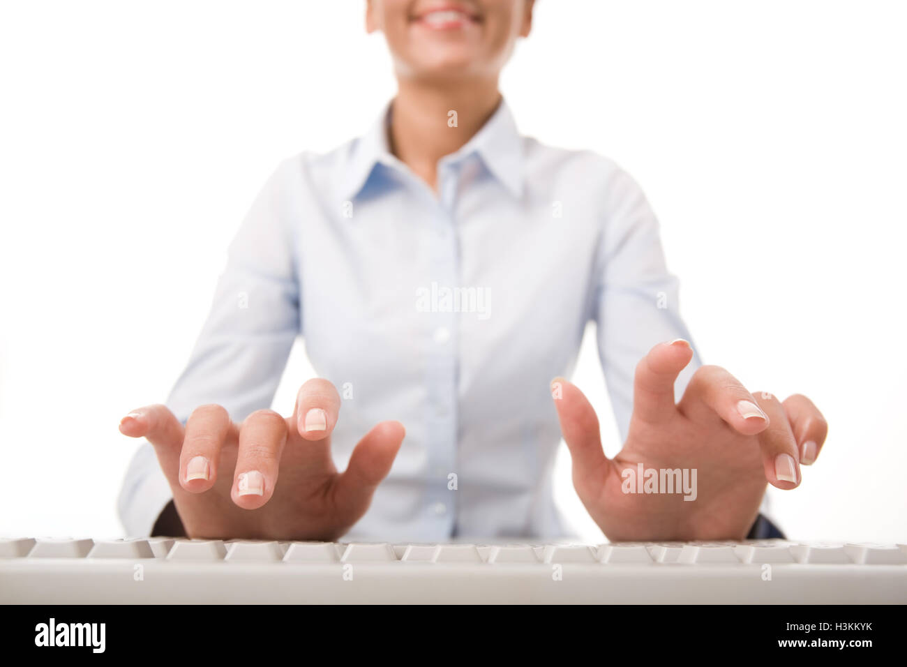 Geschäftsfrau arbeiten Stockfoto