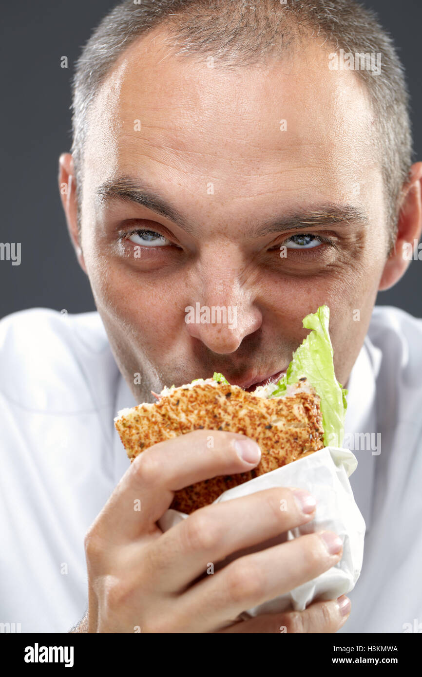 Hunger-manager Stockfoto