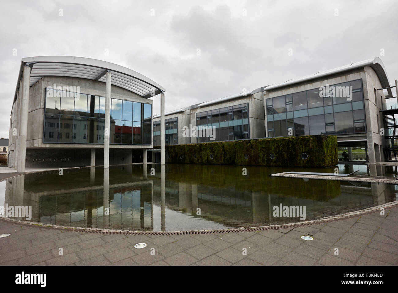 Radhus Reykjavikur Rathaus von Reykjavik Island Stockfoto