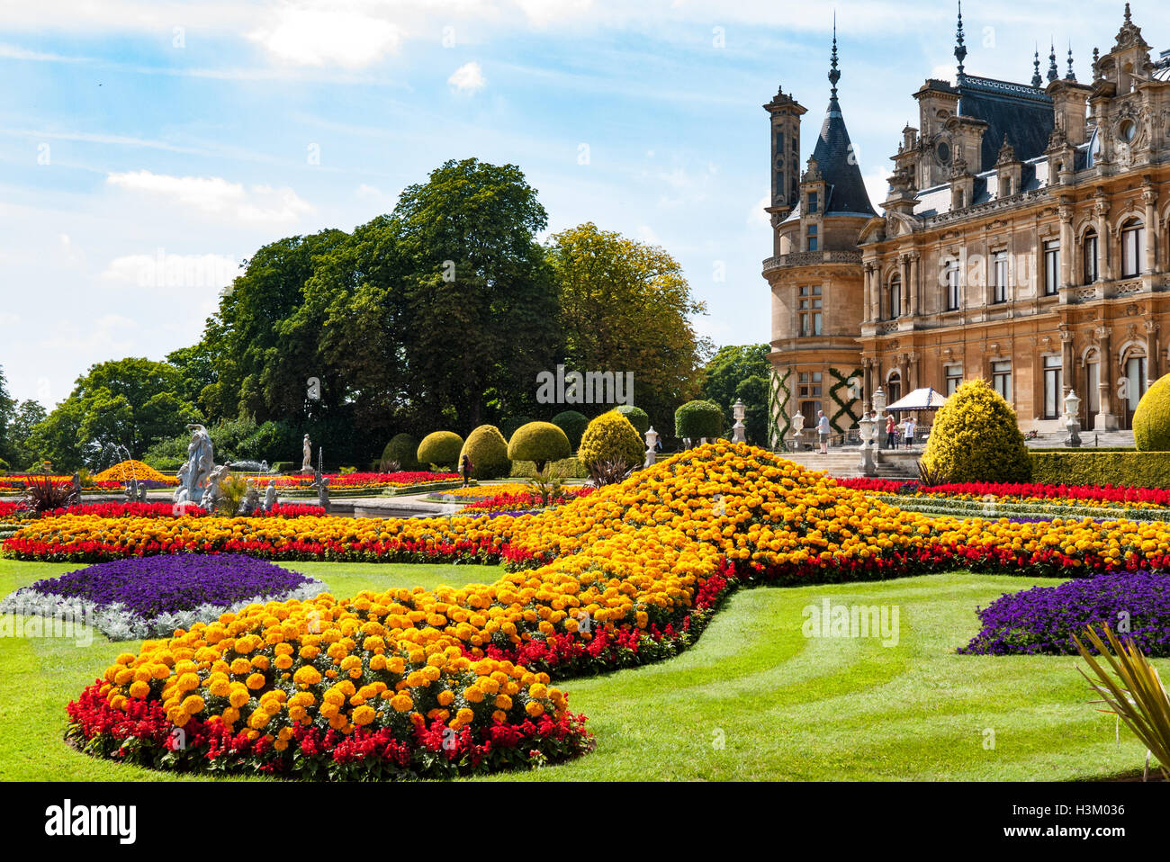 Waddesdon Manor House and Gardens, Buckinghamshire, England Stockfoto