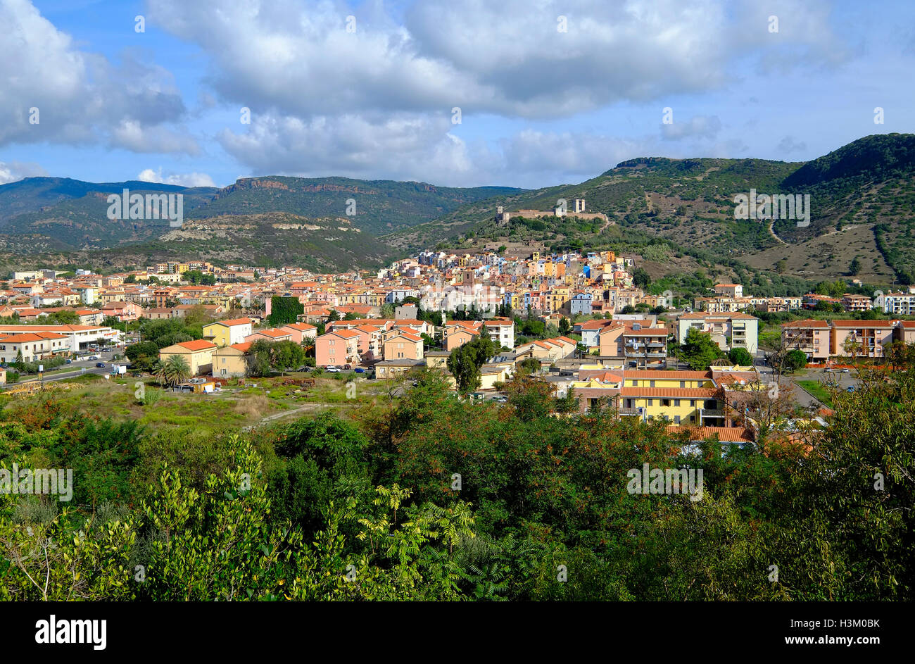 Bosa, Sardinien, Italien Stockfoto