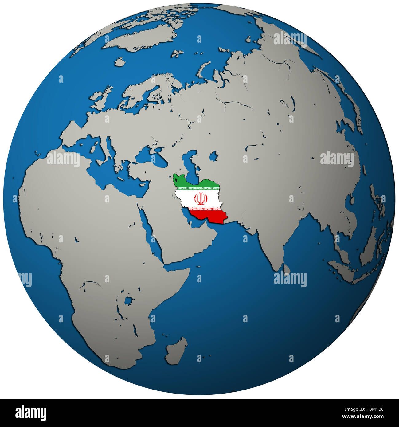 Iran Gebiet Mit Flagge Auf Karte Der Welt Stockfotografie Alamy Iran Gebiet Mit Flagge Auf Karte Der Welt H3m1b6 