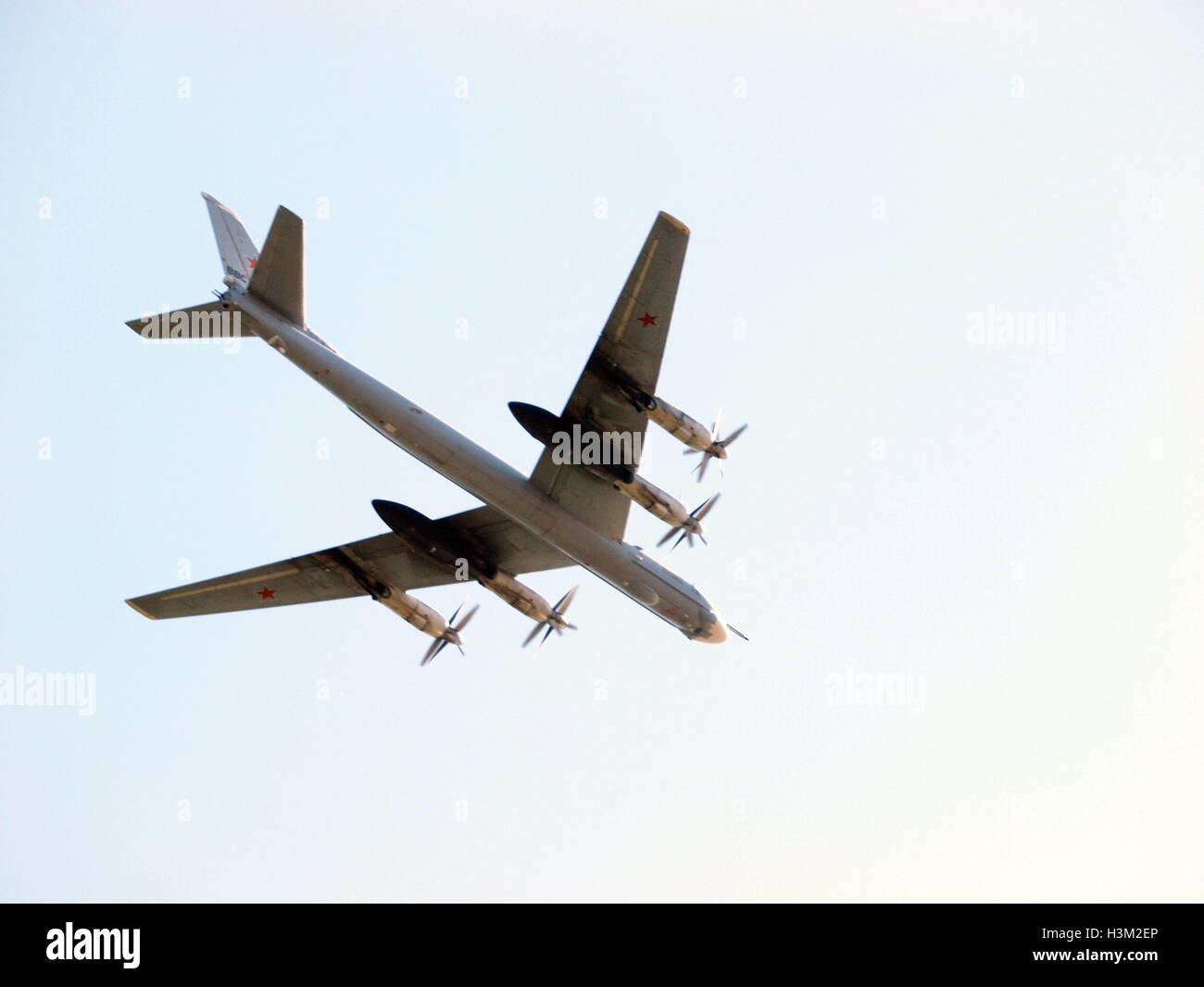 Tupolev Tu-95mc, russische strategische Bomber Stockfoto