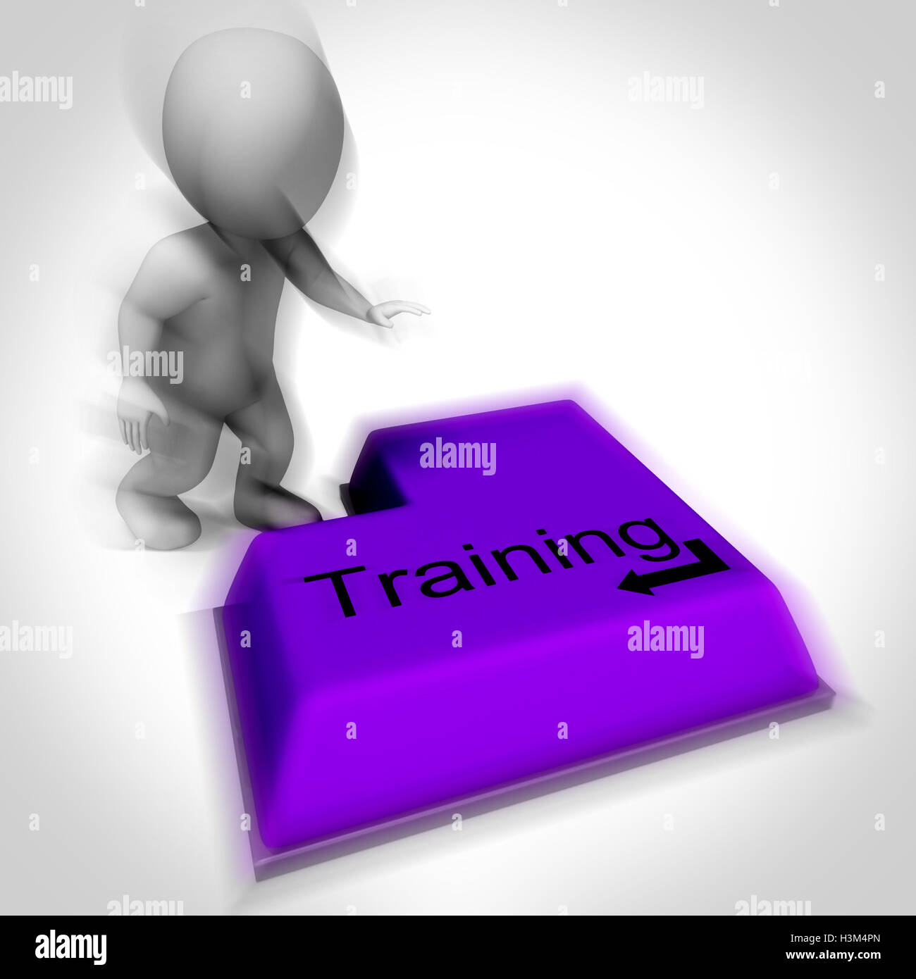 Ausbildung Tastatur zeigt Induktion Ausbildung oder Kurs Stockfoto