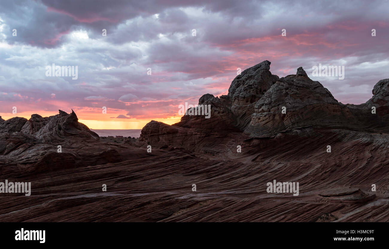 Weiße Tasche, Paria Plateau, Arizona, USA Stockfoto