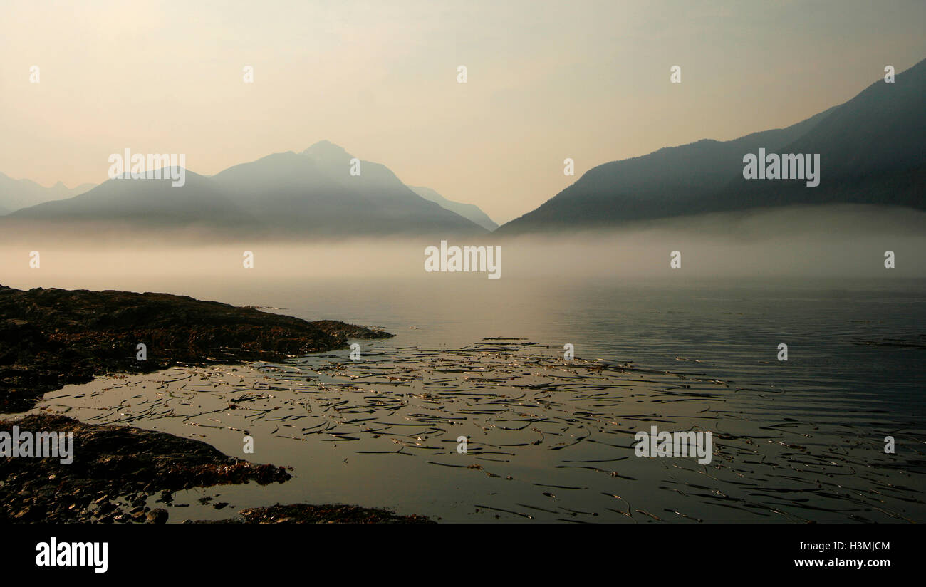 Johnstone Strait. Vancouver Island. Britisch-Kolumbien. Kanada Stockfoto