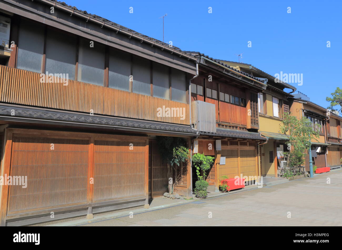 Nishi Chaya japanisches Haus Altstadt in Kanazawa, Japan Stockfoto