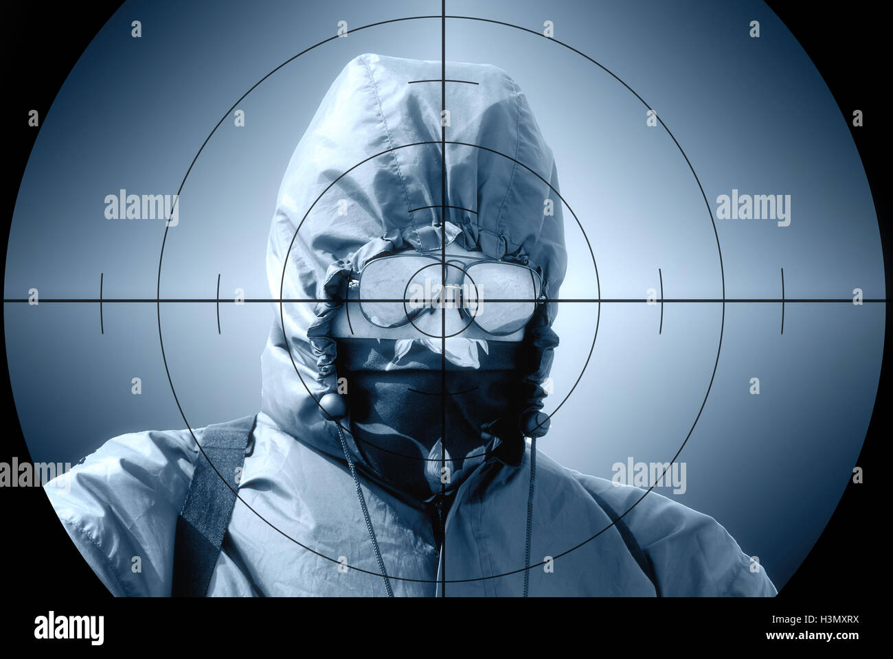 isolierte Bandit gezielt aus Special Forces Stockfoto