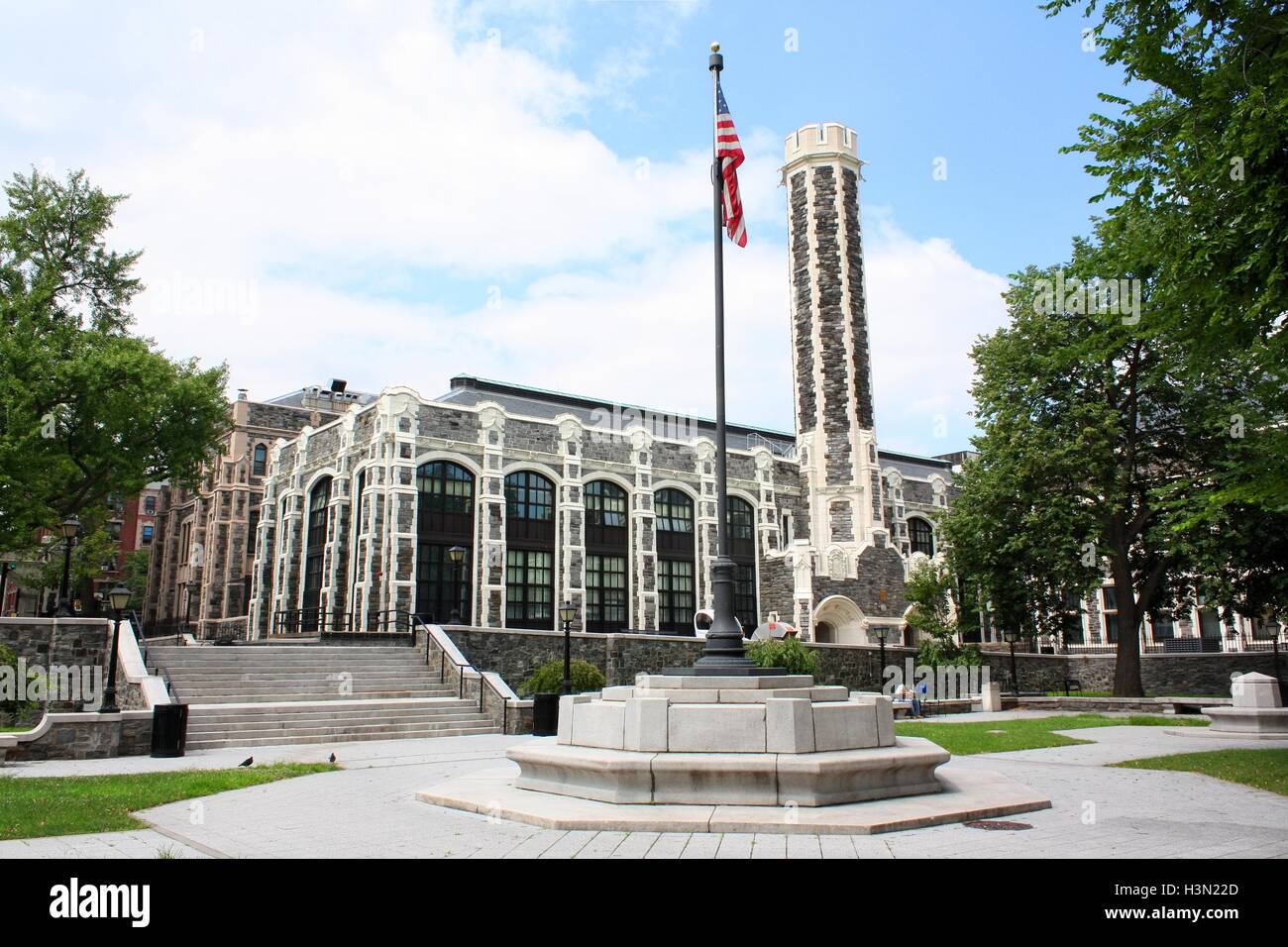 Der Campus der City College of New York in Hamilton Heights, New York. Stockfoto