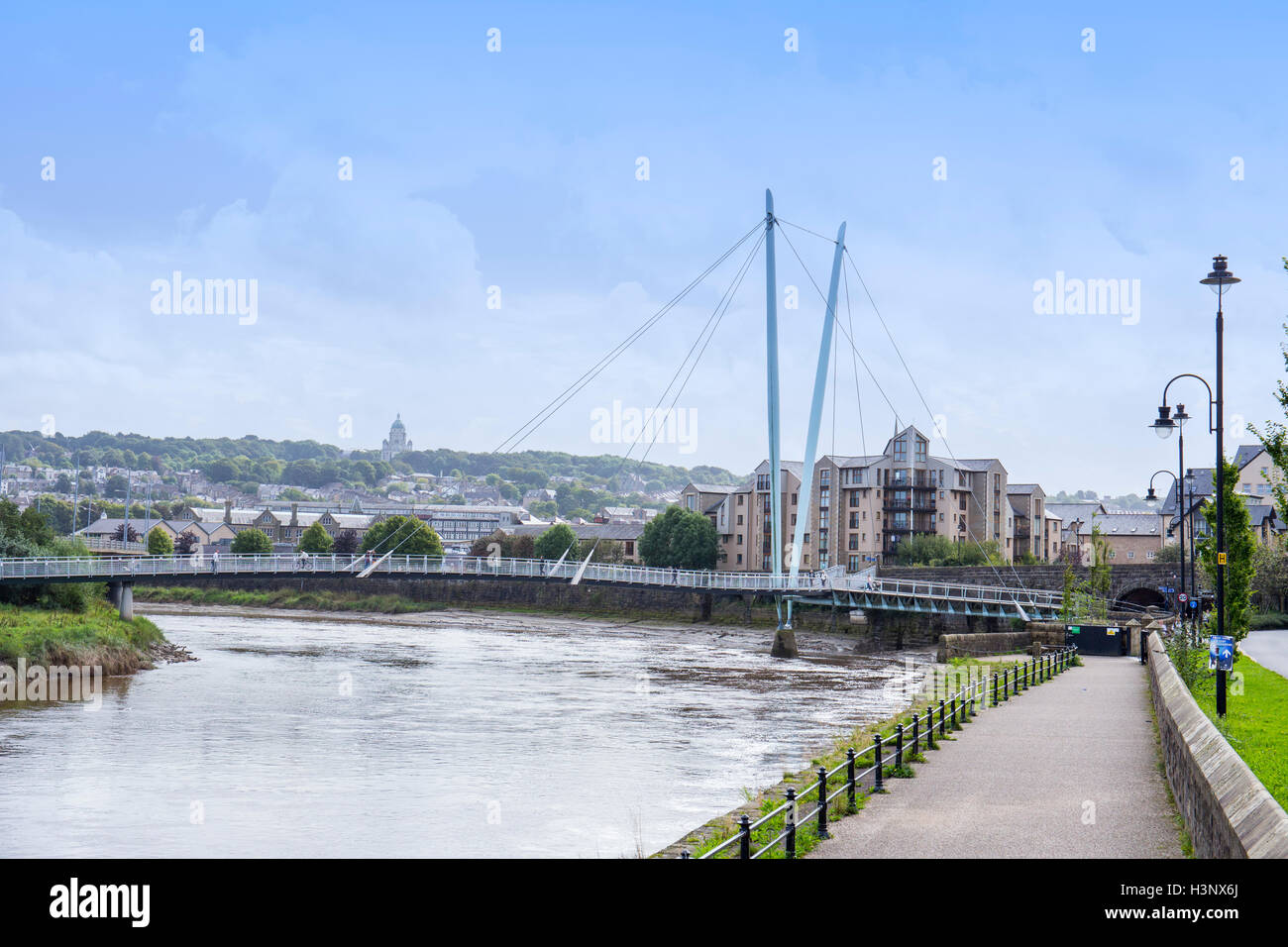 Der Fluß Lune in Lancaster Lancashire UK Stockfoto