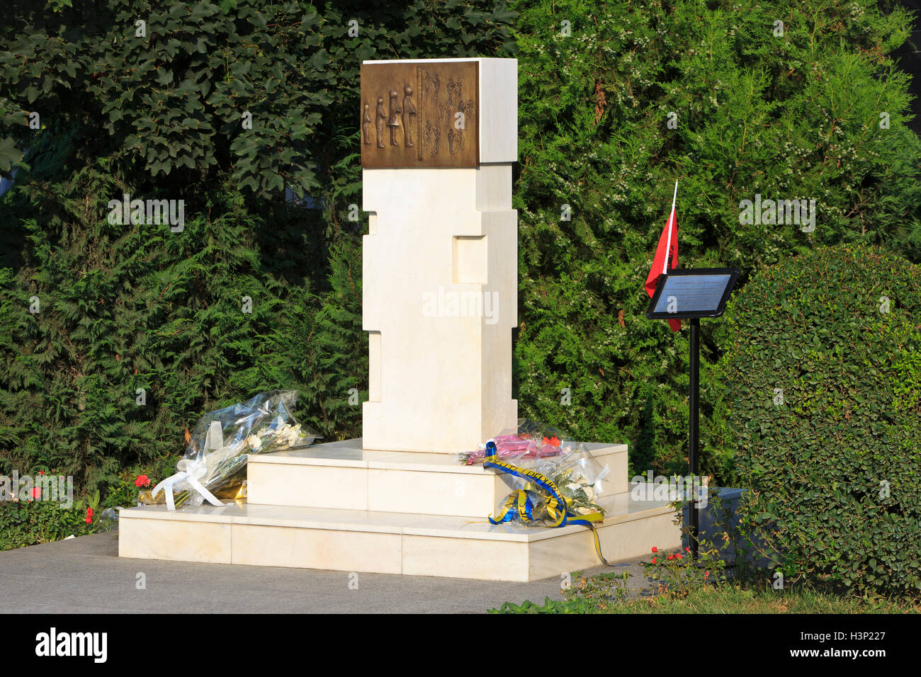 Denkmal für die Opfer des Kosovo-Krieges in Pristina, Kosovo Stockfoto