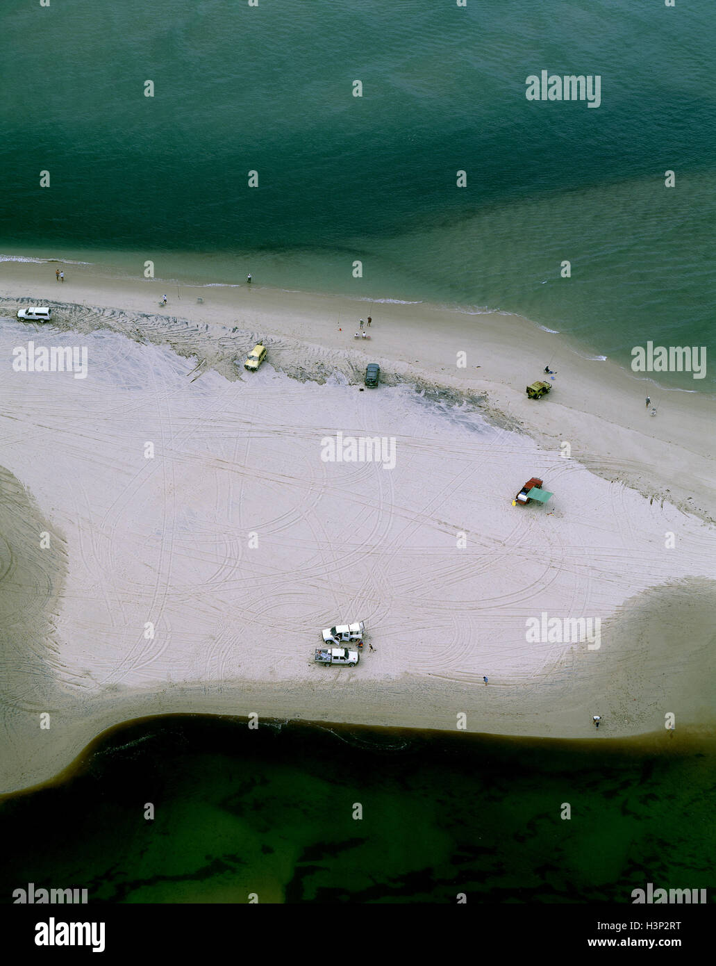 Angelboote/Fischerboote in Noosa Inlet, Stockfoto