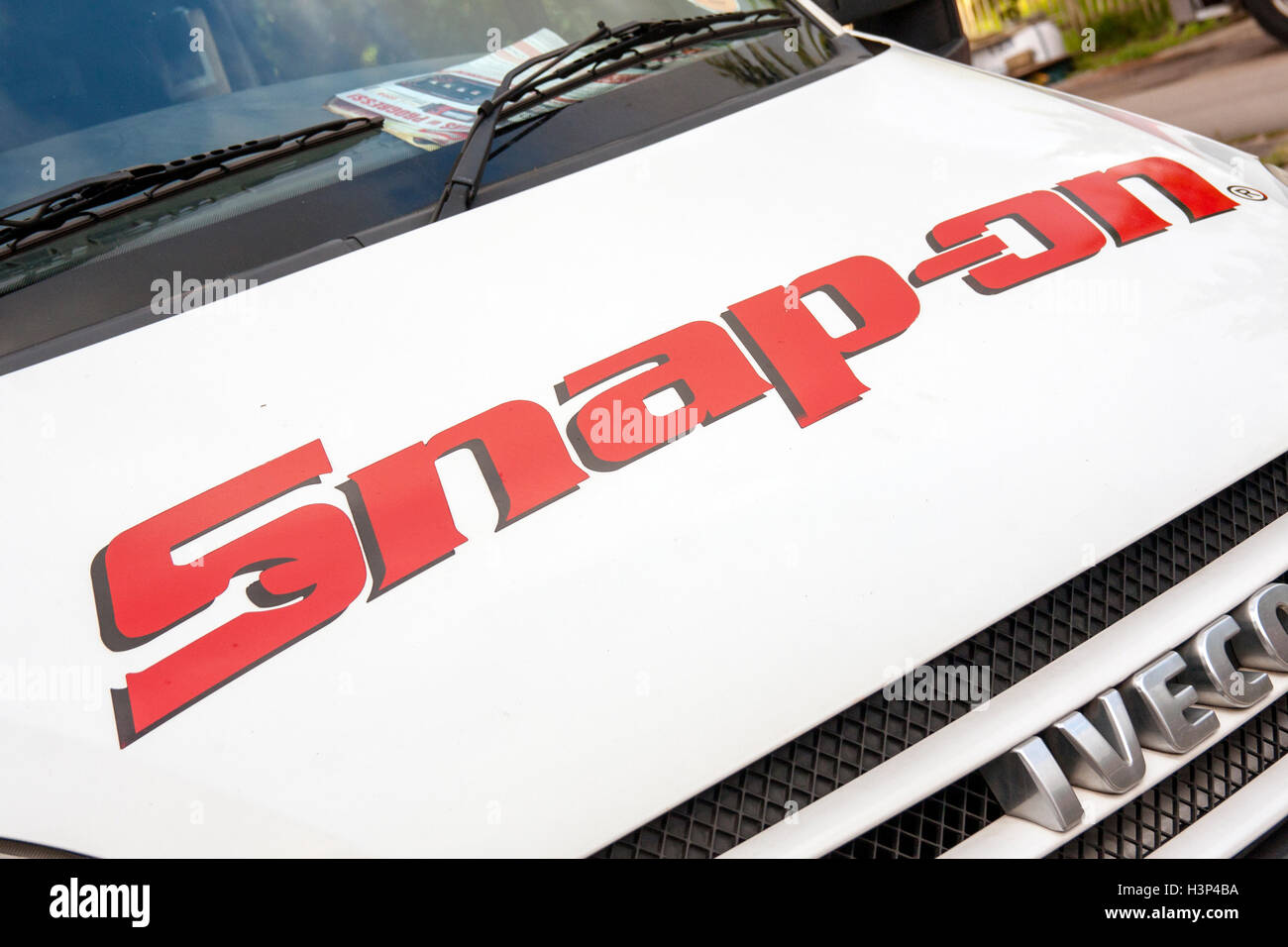 Snap-on Tools Van Stockfoto