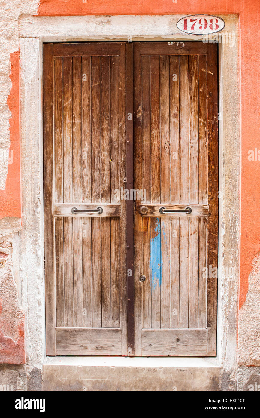 Italienische Tür Stockfoto