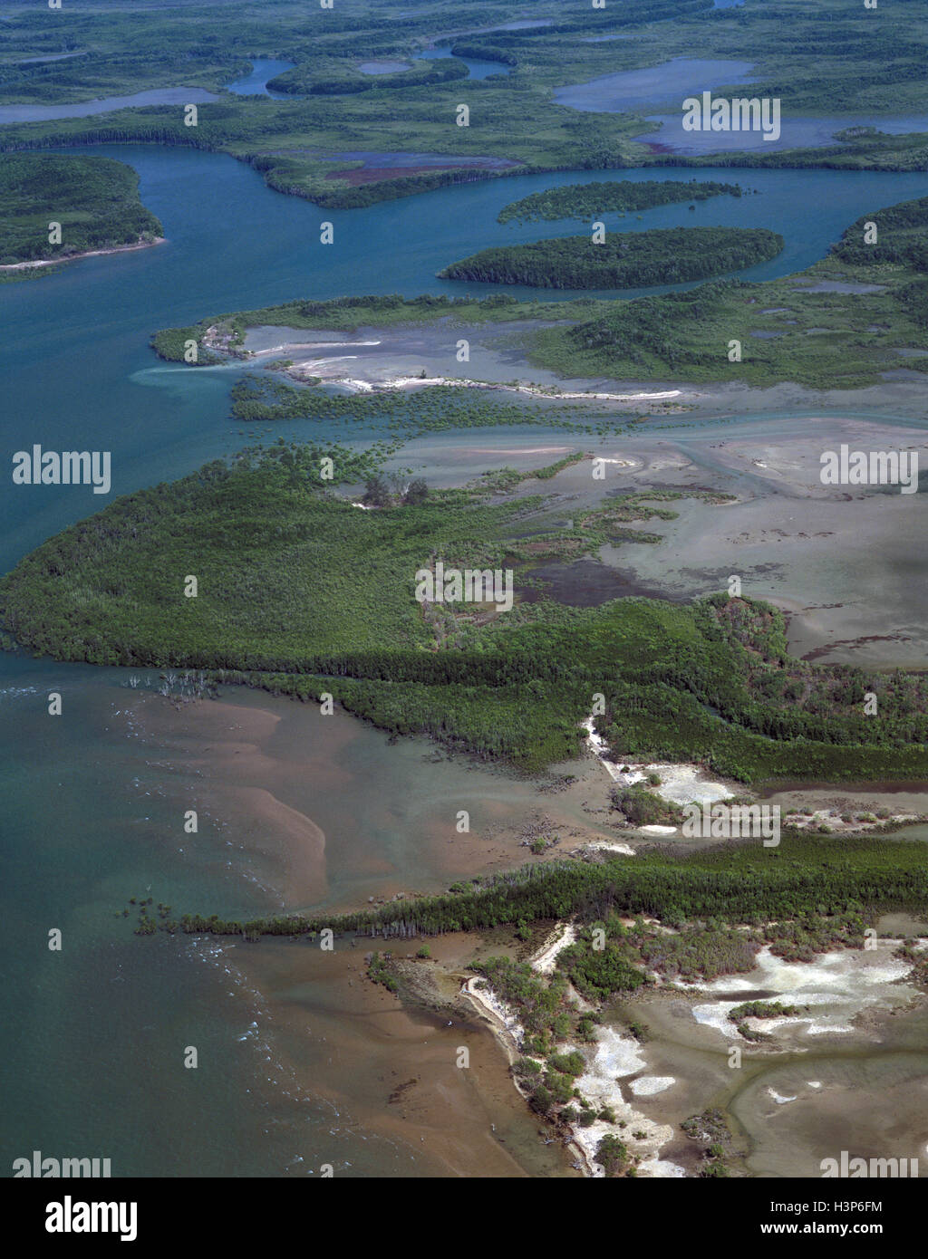 Süd-Ost Küste von Melville Island, eines der Tiwi-Inseln, Stockfoto