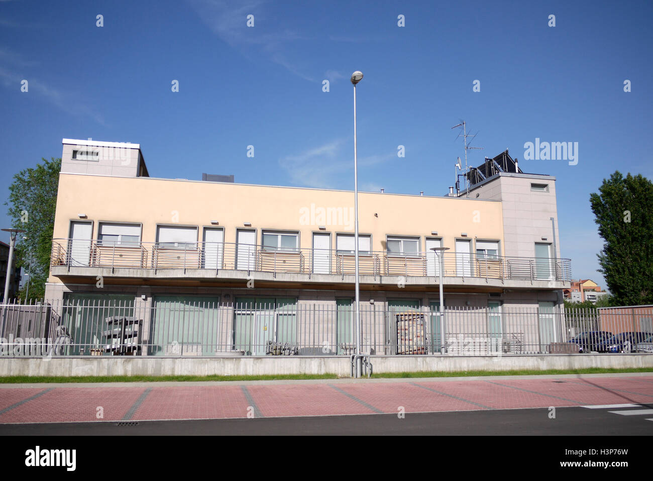 Kleines Gebäude in Baggio, Milano, Italia, 2014. Stockfoto