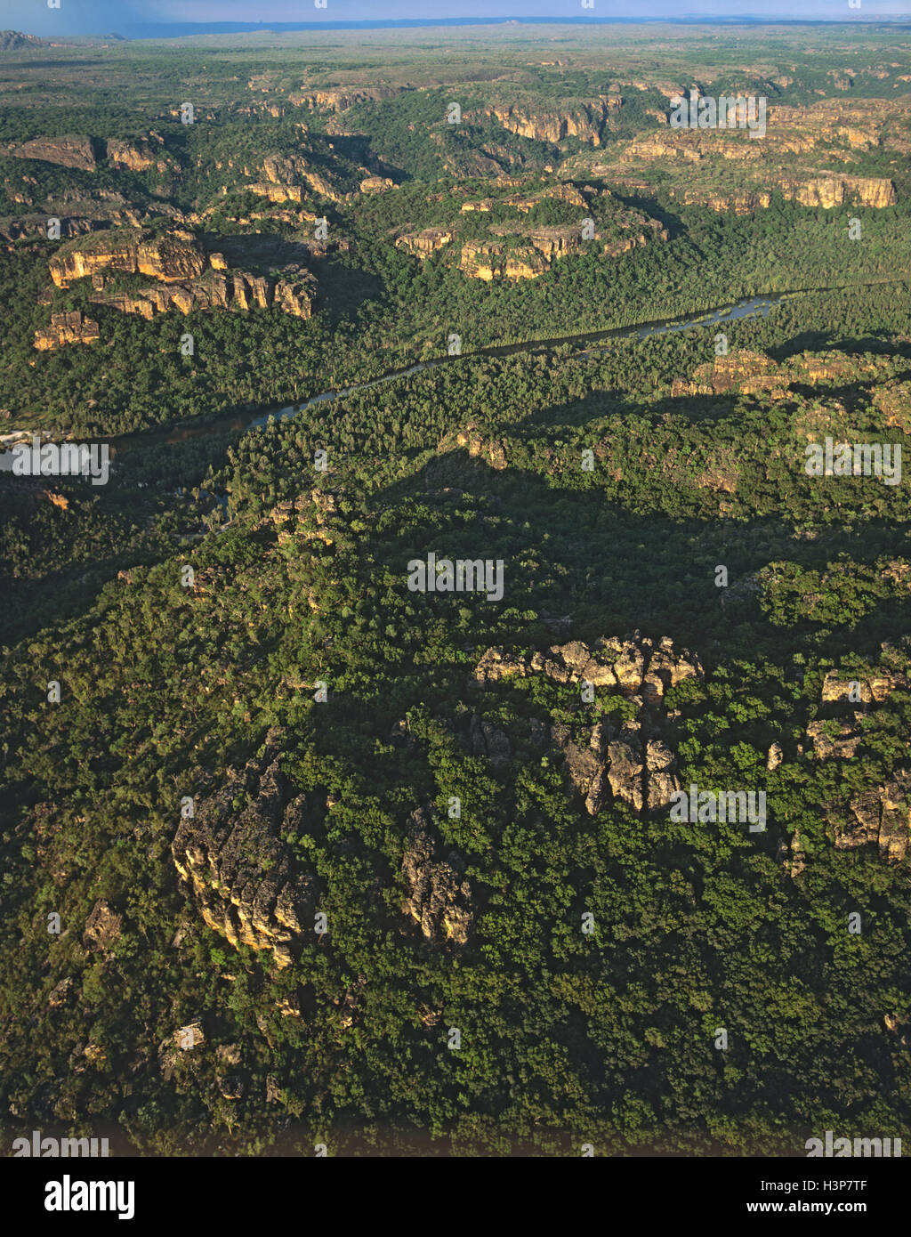 East Alligator River durchschneiden Sandstein in das Arnhem Land Plateau, Stockfoto