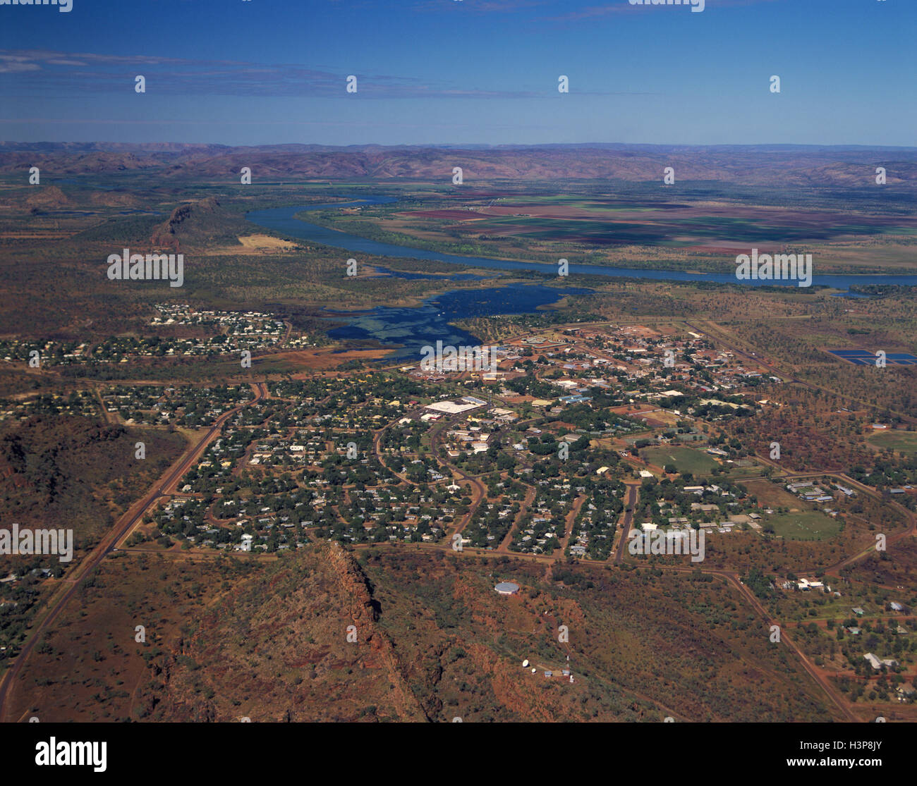 Stadt von Kununurra Stockfoto