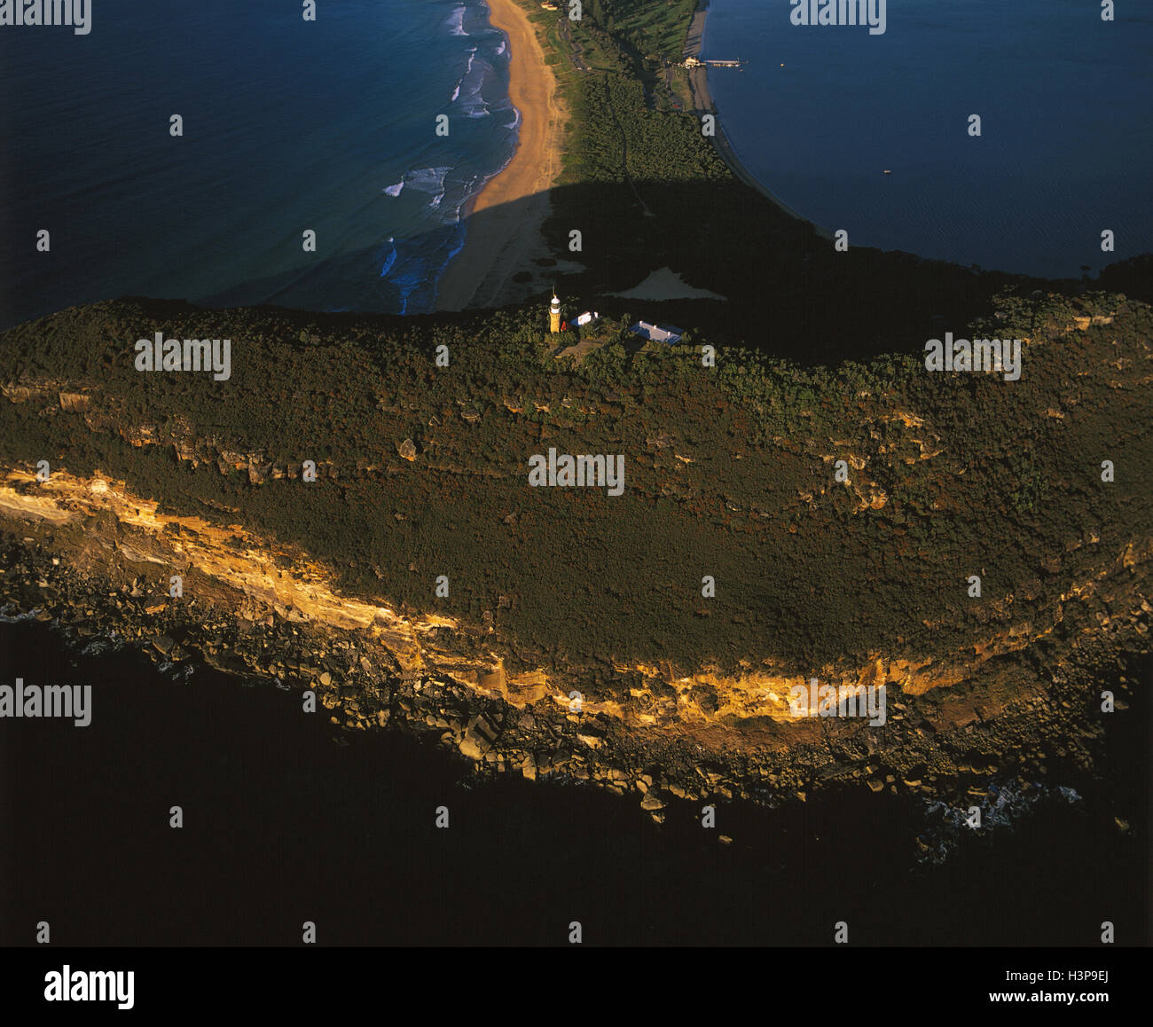 Barrenjoey Head mit Leuchtturm Stockfoto