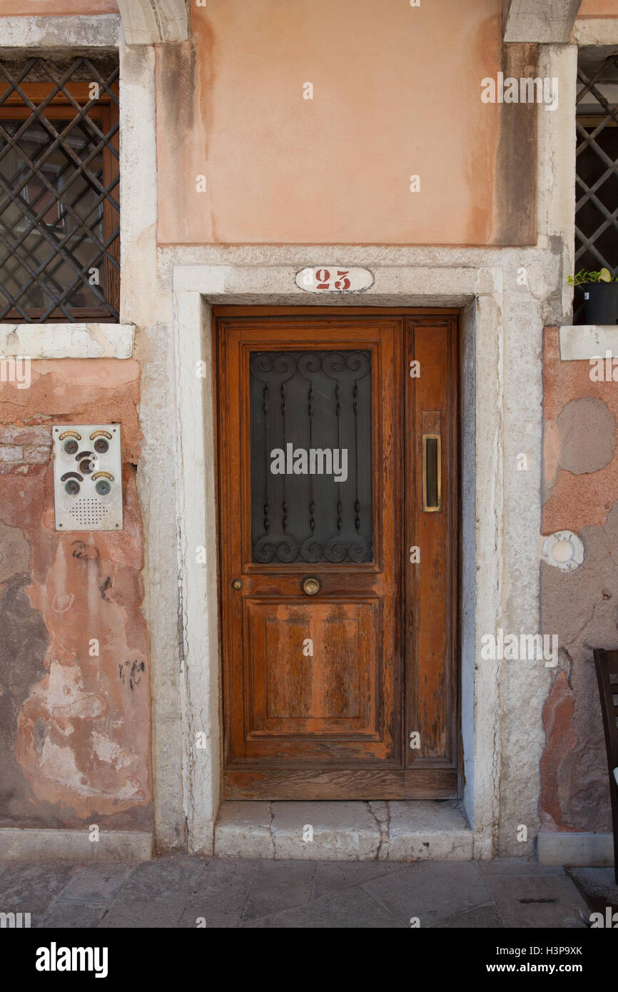 Italienische Tür Stockfoto