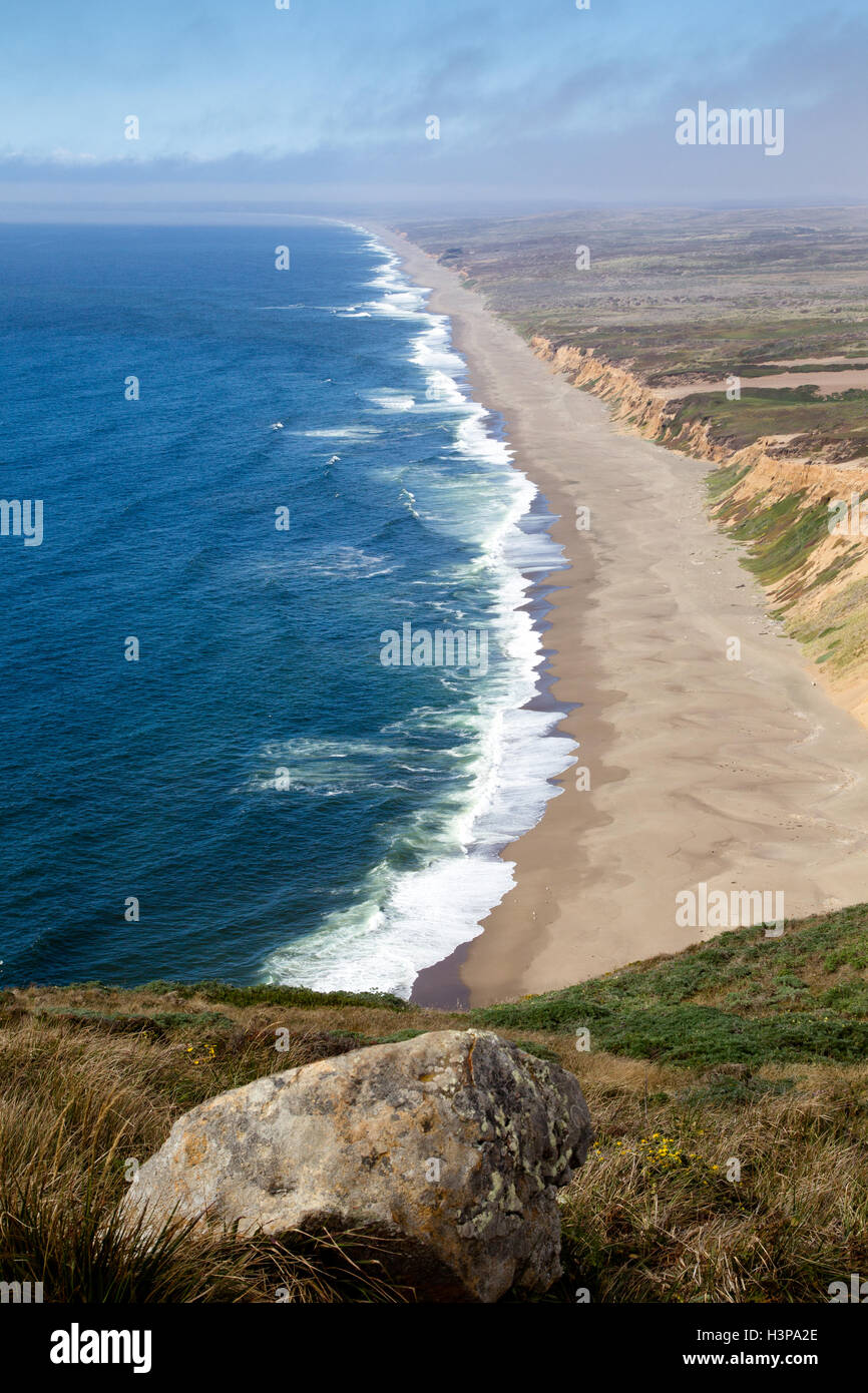 Point Reyes Beach in der Point Reyes National Seashore in der Nähe von San Francisco, Kalifornien, USA. Stockfoto