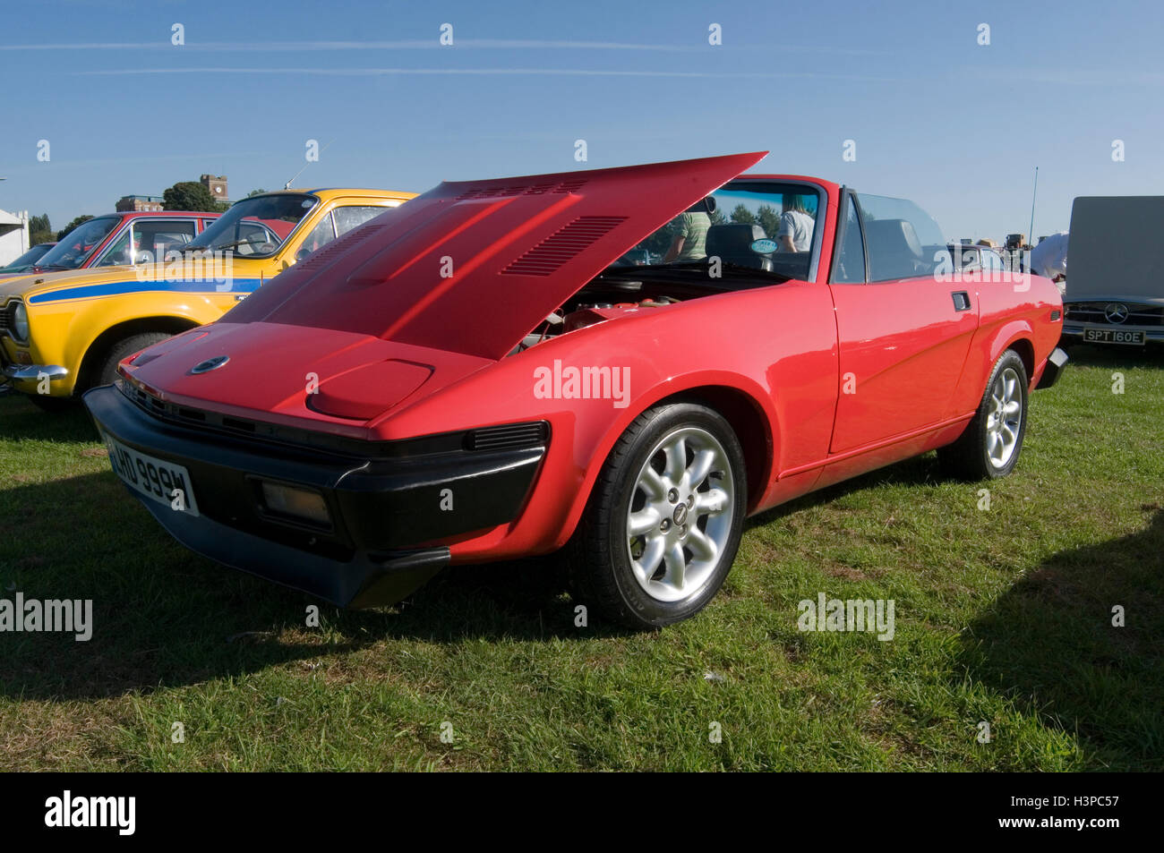 Triumph TR7 mit einem Rover V8 Motor TR8 Sportwagen Sportscars britische 70er Jahre der 1970er Jahre Stockfoto