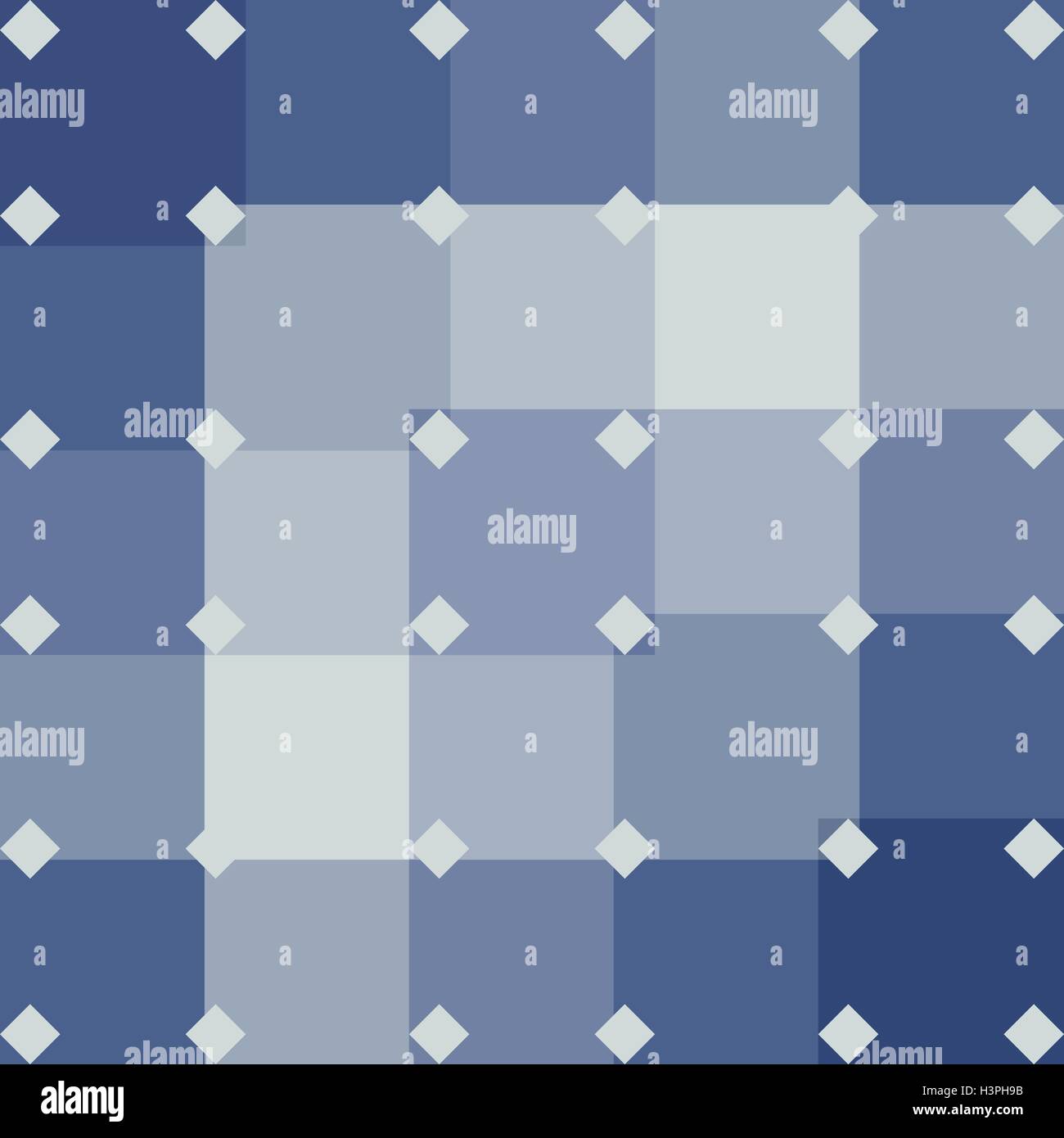 Blauem Hintergrund abstrakt geometrische Muster nahtlos Stock Vektor