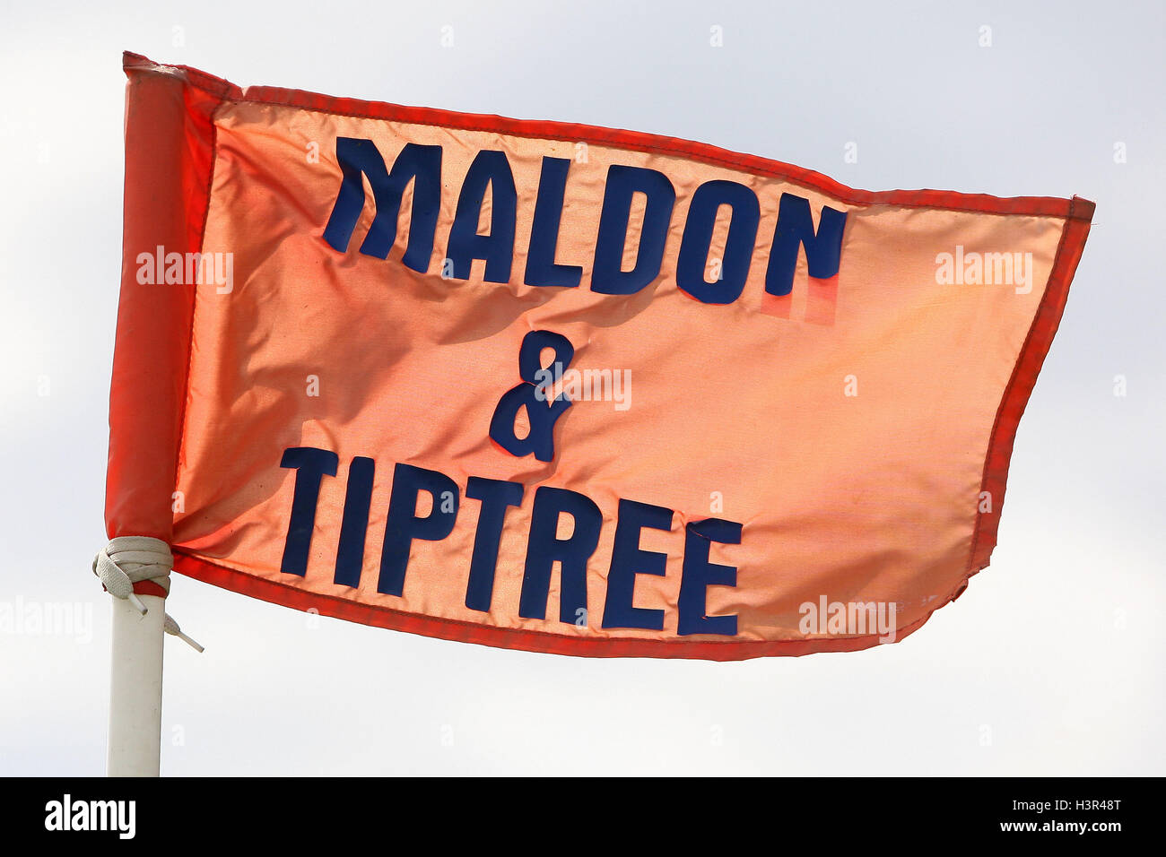 Eine Eckfahne - Maldon & Tiptree Vs AFC unterstützt - Vorsaison Fußball Friendly Football at The Wallace-Binder-Stadion - 16.07.11 Stockfoto